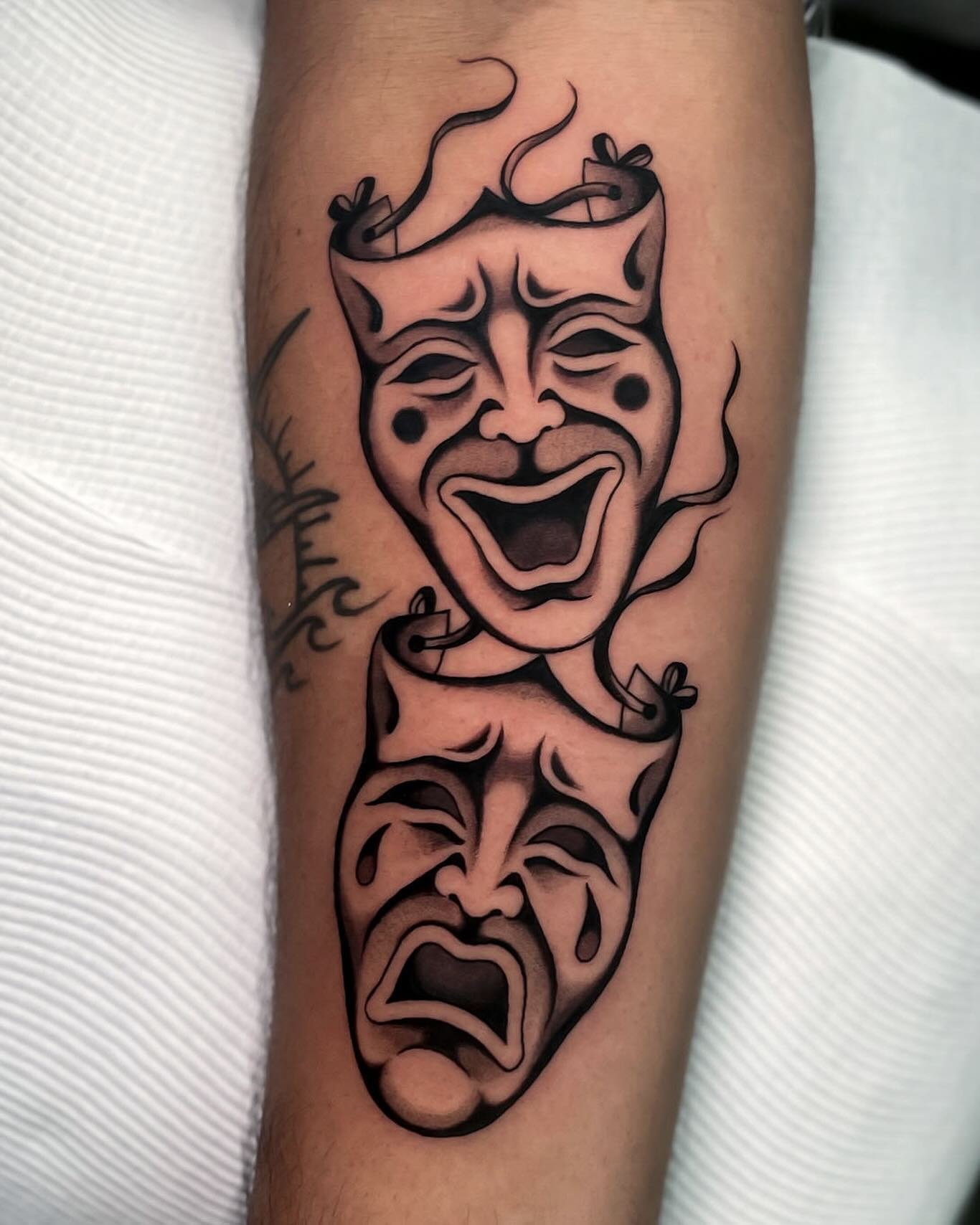 The old Laugh now, Cry later β¦ β¦ β¦ made always at @wa.ink.tattoo