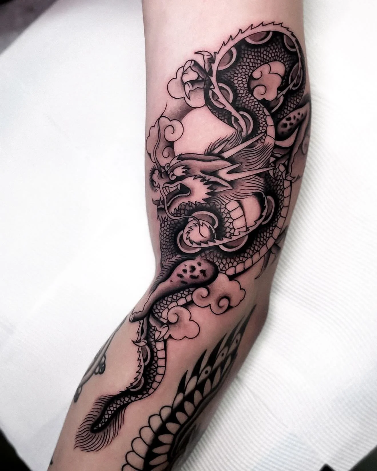 Dragon for Brendan, thank you again!! β
β β
made today @wa.ink.tattoo