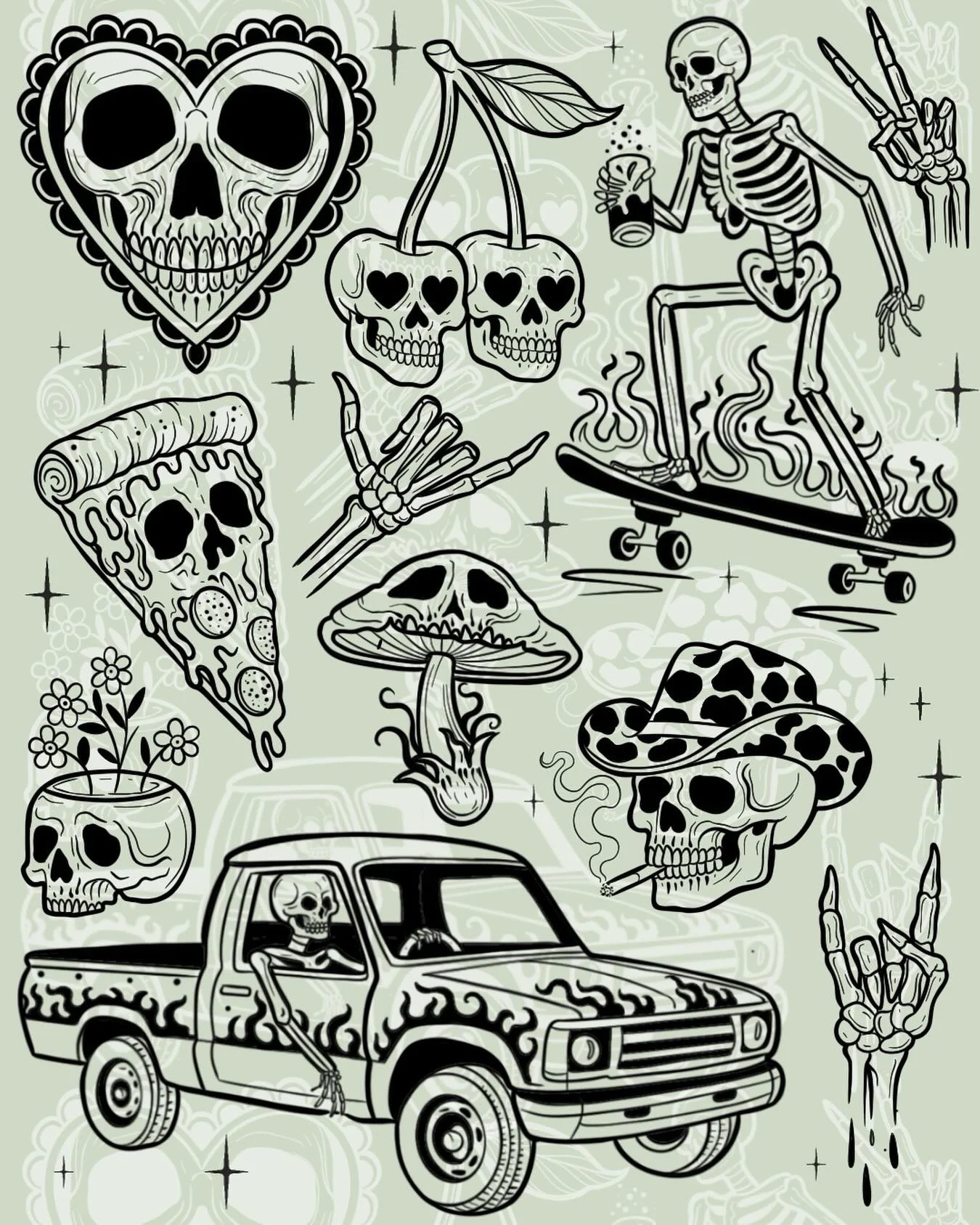 β¨FLASHβ¨ Rad AF flash available β οΈ DM or email hayliefarrell@icloud.com with size and placement π€π» @wa.ink.tattoo