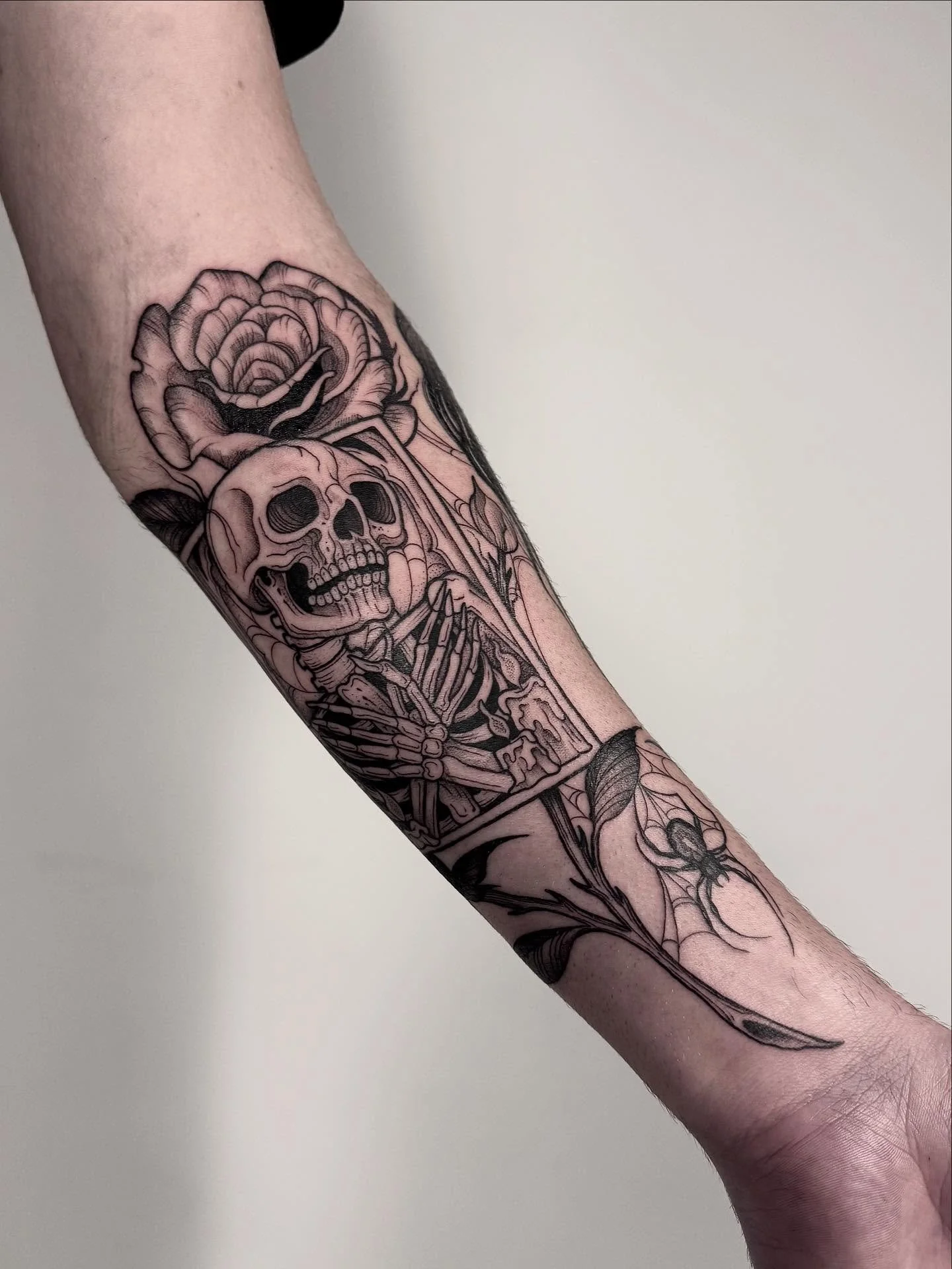 Sick AF skeleton for Axel π cheers mate you smashed it πͺπ» Diary open - DM to book β¨