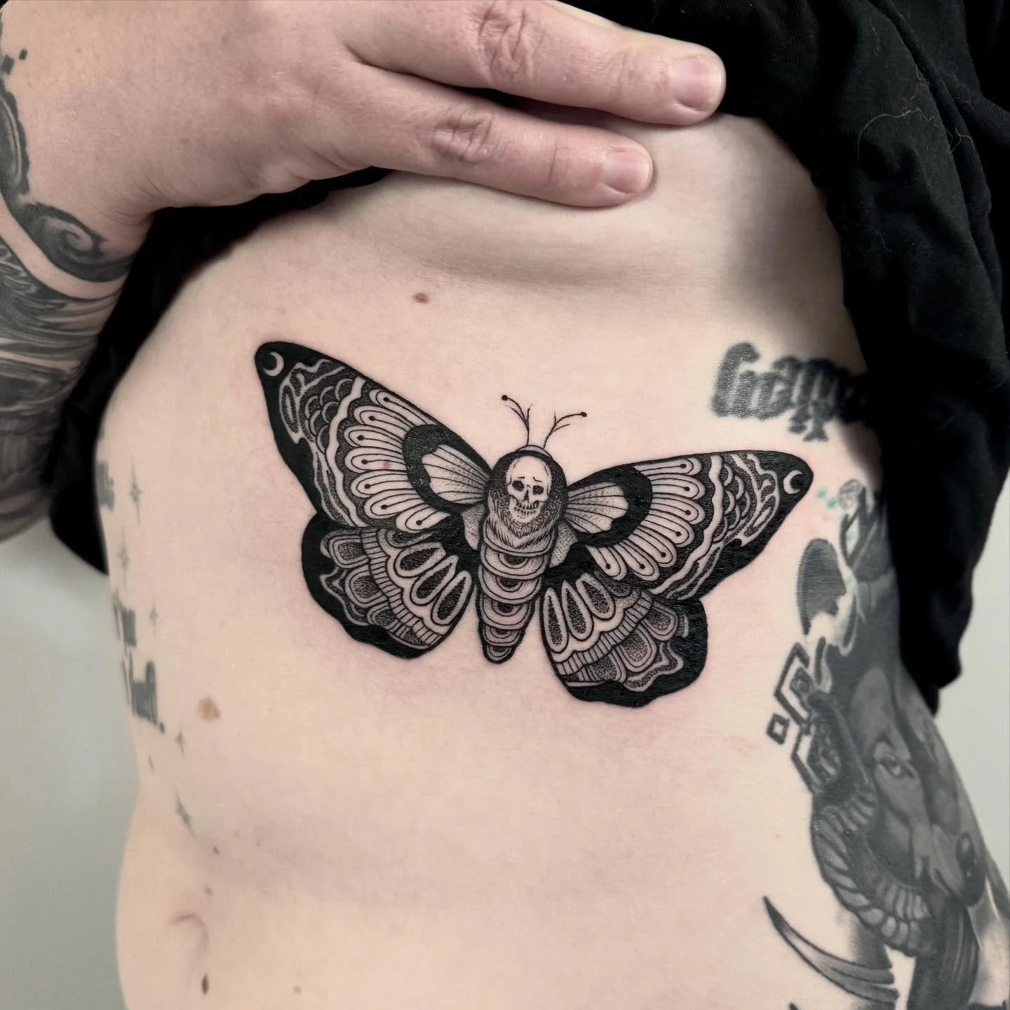Moth for Amy π€ DM to get booked in π Located - @wa.ink.tattoo