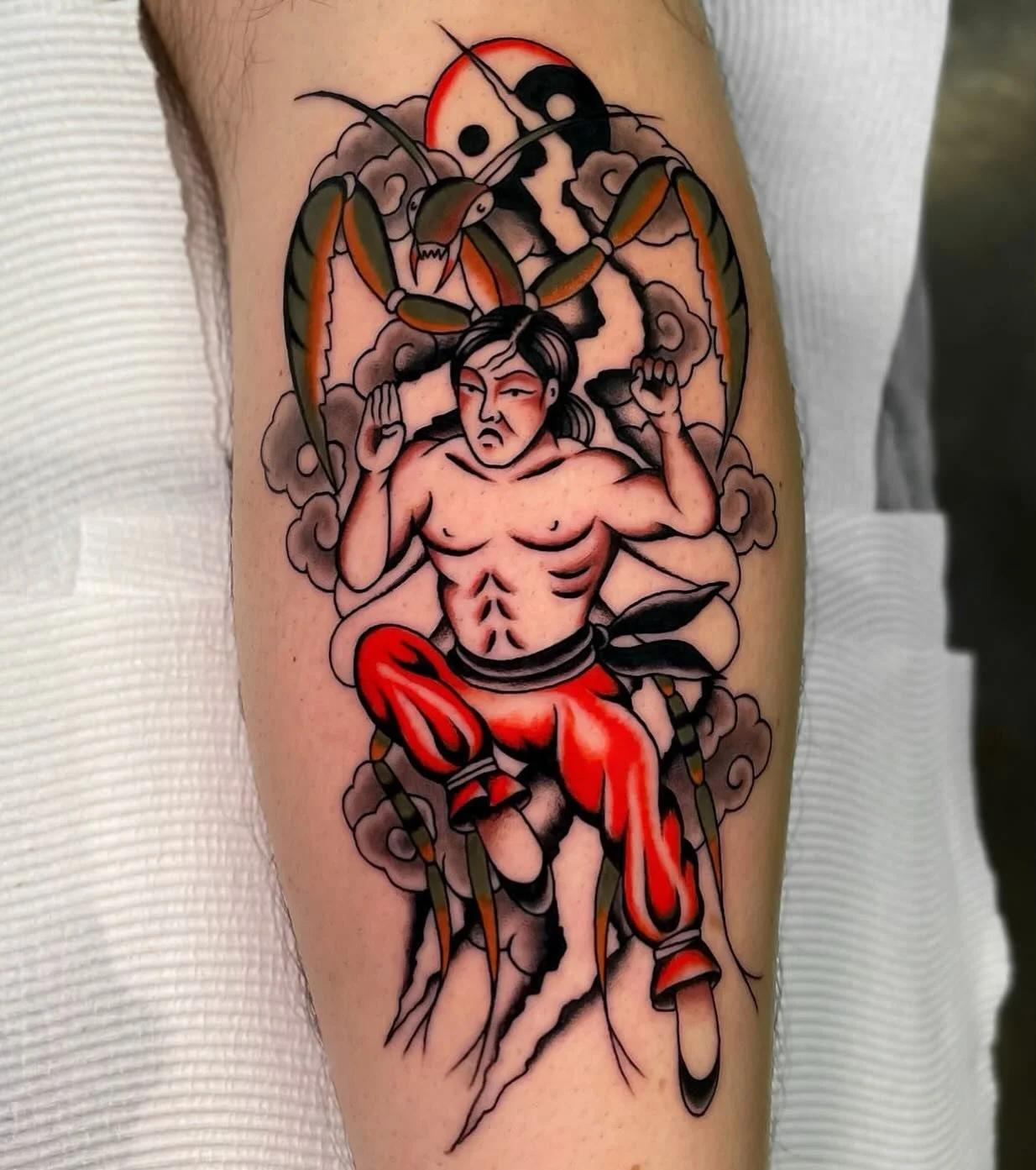 • β―οΈ MANTIS STYLE β―οΈ • made yesterday for James at @wa.ink.tattoo