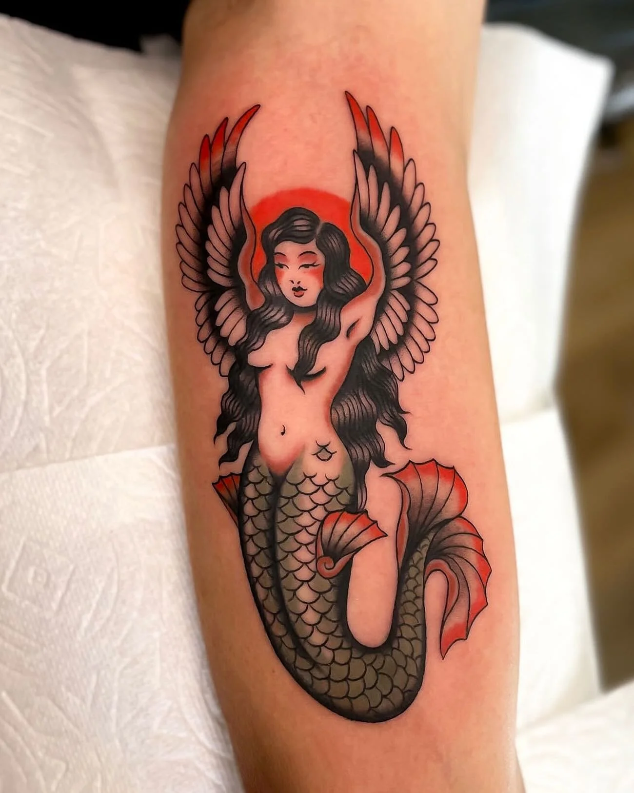 Mythical creature imagined by my client Gerti β
β β
made today to tie up my guest spot at @marketplacefreo β€οΈ