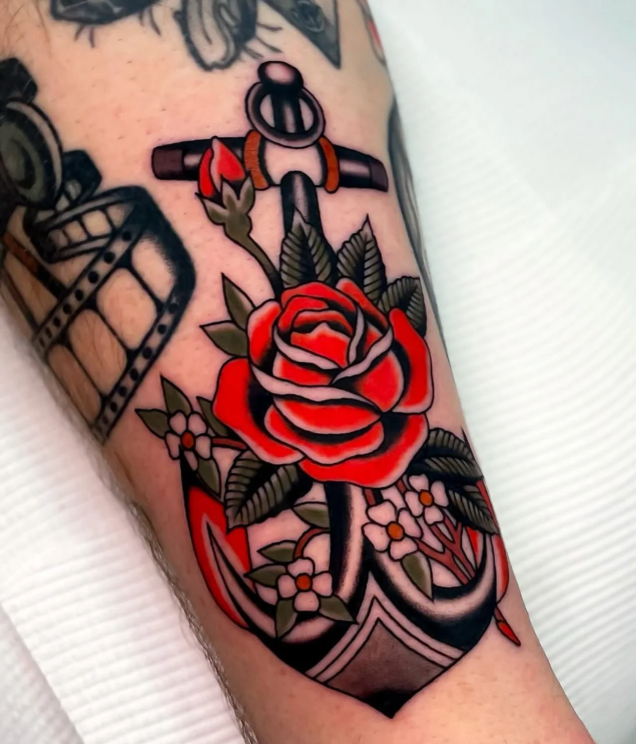 What is more Fremantle than an anchor tattoo? ★ ☆ ★ Made today at @wa.ink.tattoo