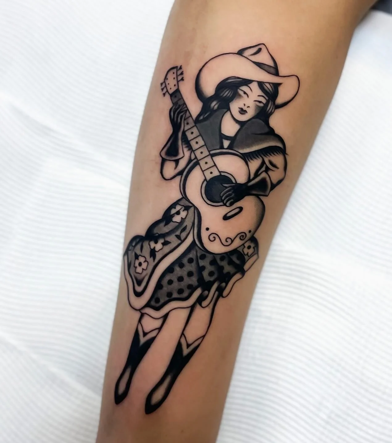 Little cowgirl today for Bella! Thank you again ★ ☆ ★ made at @wa.ink.tattoo