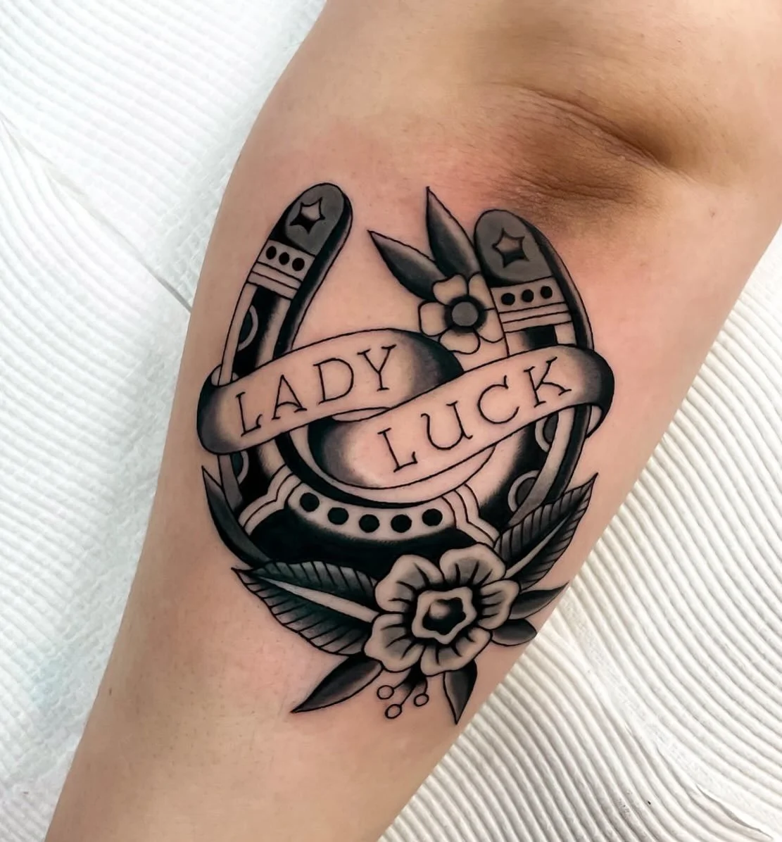 The best kind of luck if you ask me ★ ☆ ★ made today @wa.ink.tattoo