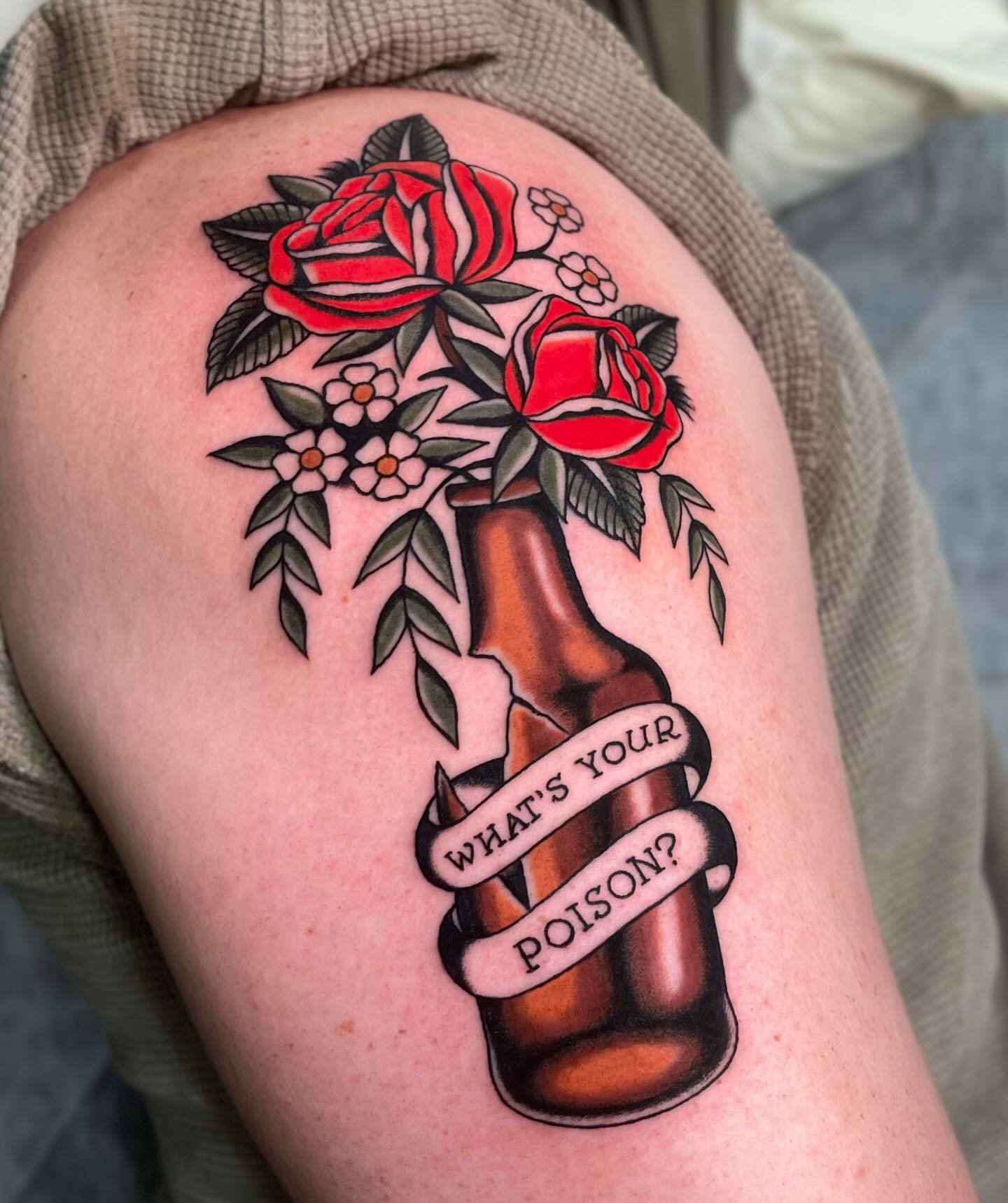 Thank you George for trusting me with your first tattoo! ★ ☆ ★ Made at @wa.ink.tattoo