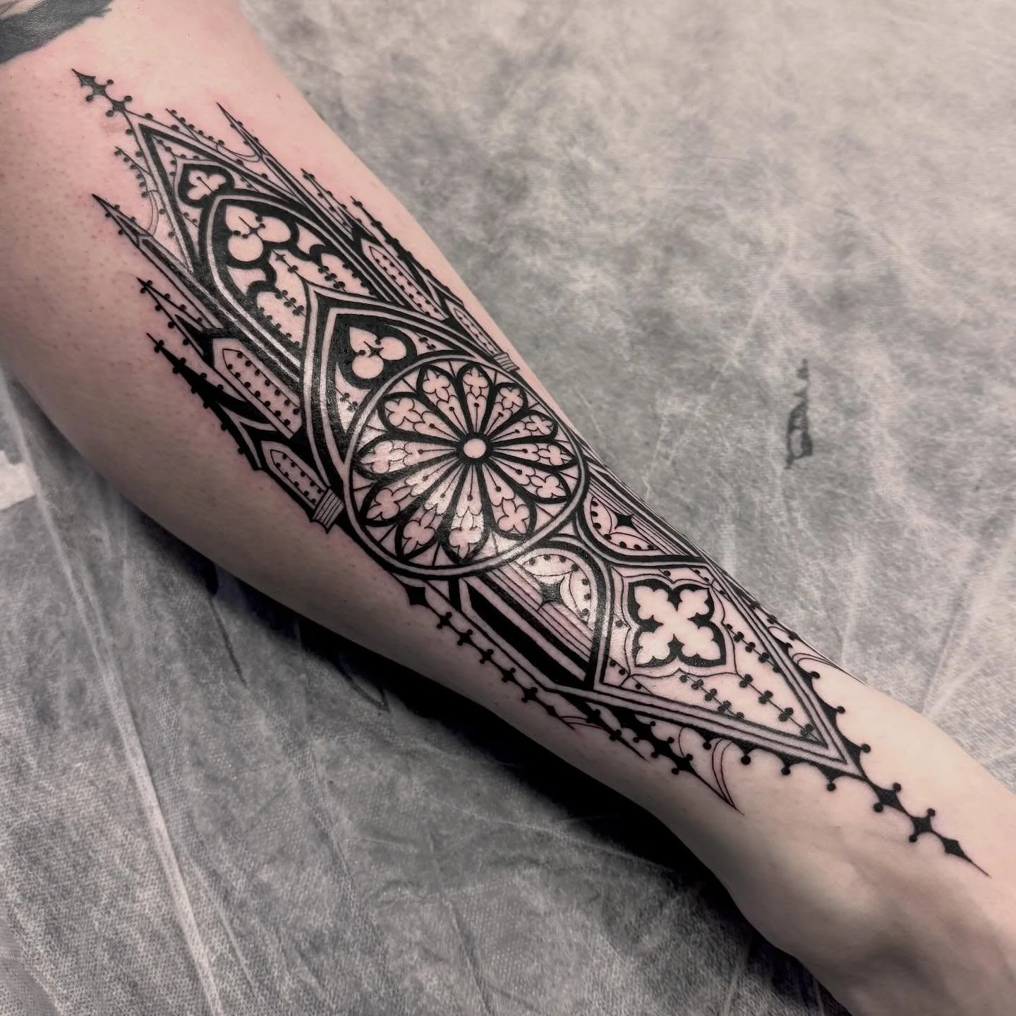 Gothic Ornamental for Maddie 😍 
I have space in the next couple weeks for something cool - pop me a DM and get booked in ✨
Located 📍 @wa.ink.tattoo in Freo