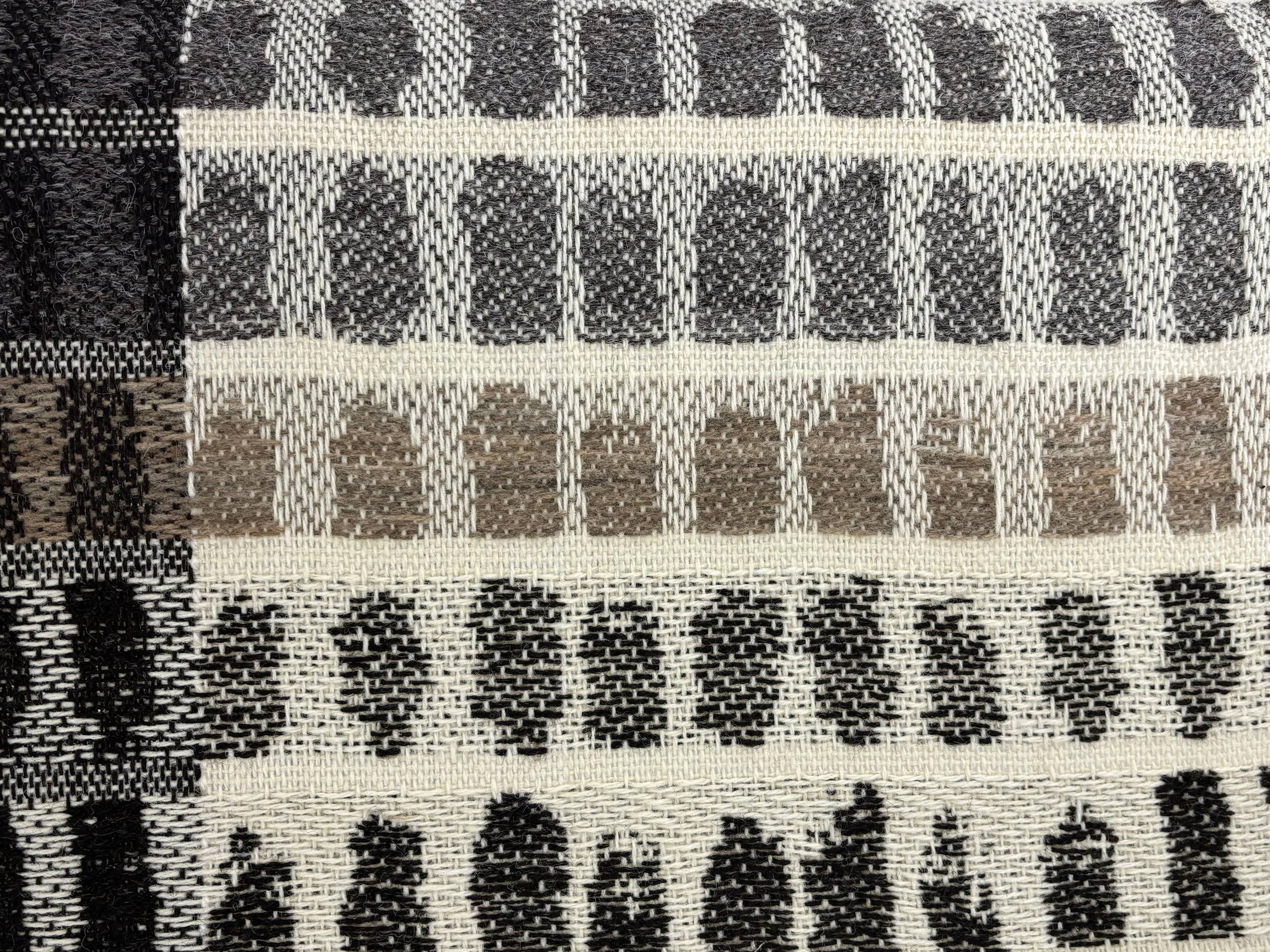 Hands in the Earth field pattern designs,  handwoven jacquard weaves, organic Dorset down wool, walnut ink,.jpeg