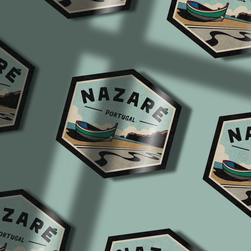 Nazaré Portugal Sticker