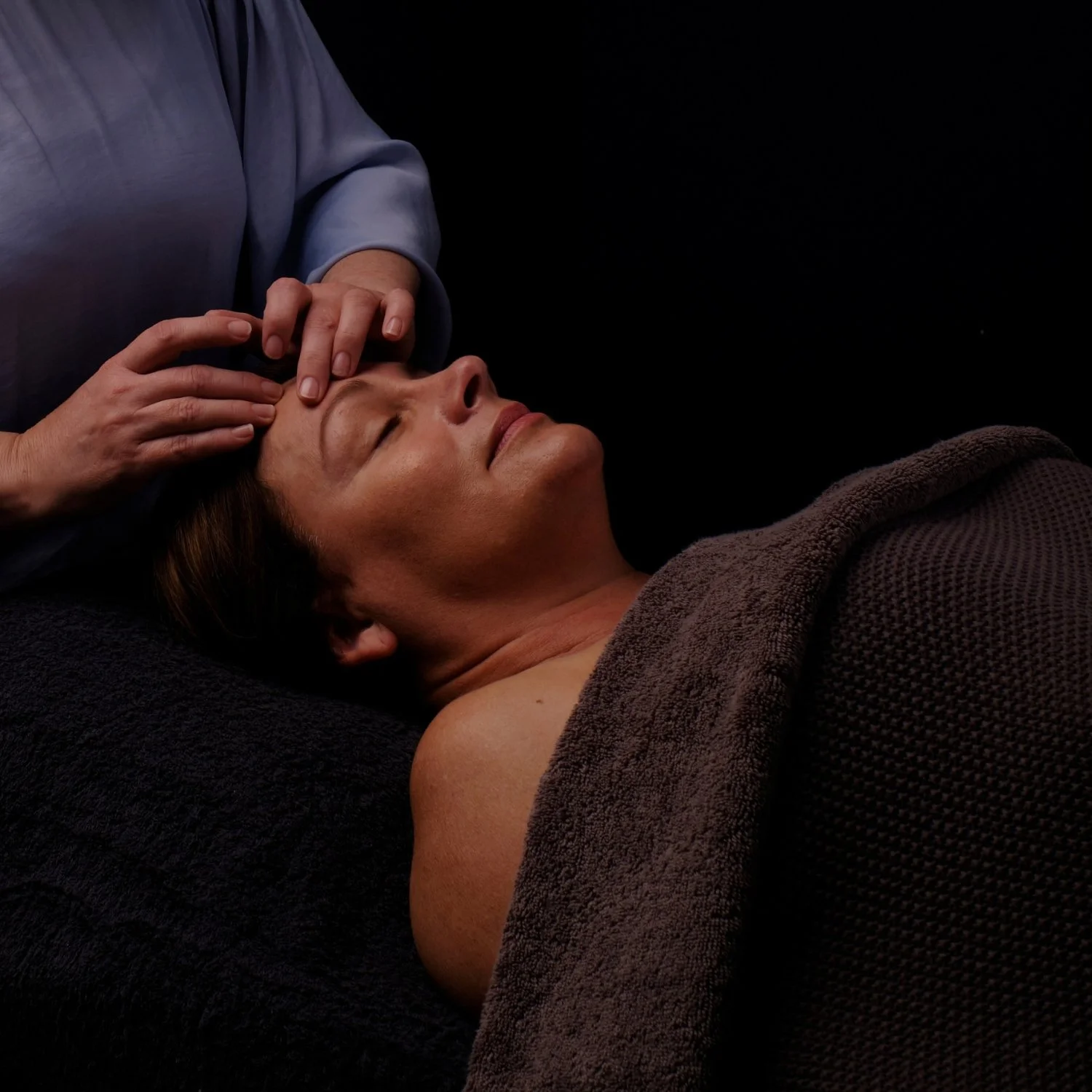 Skin therapist providing a facial for perimenopausal skin at Plume Skin, Paddington, Brisbane