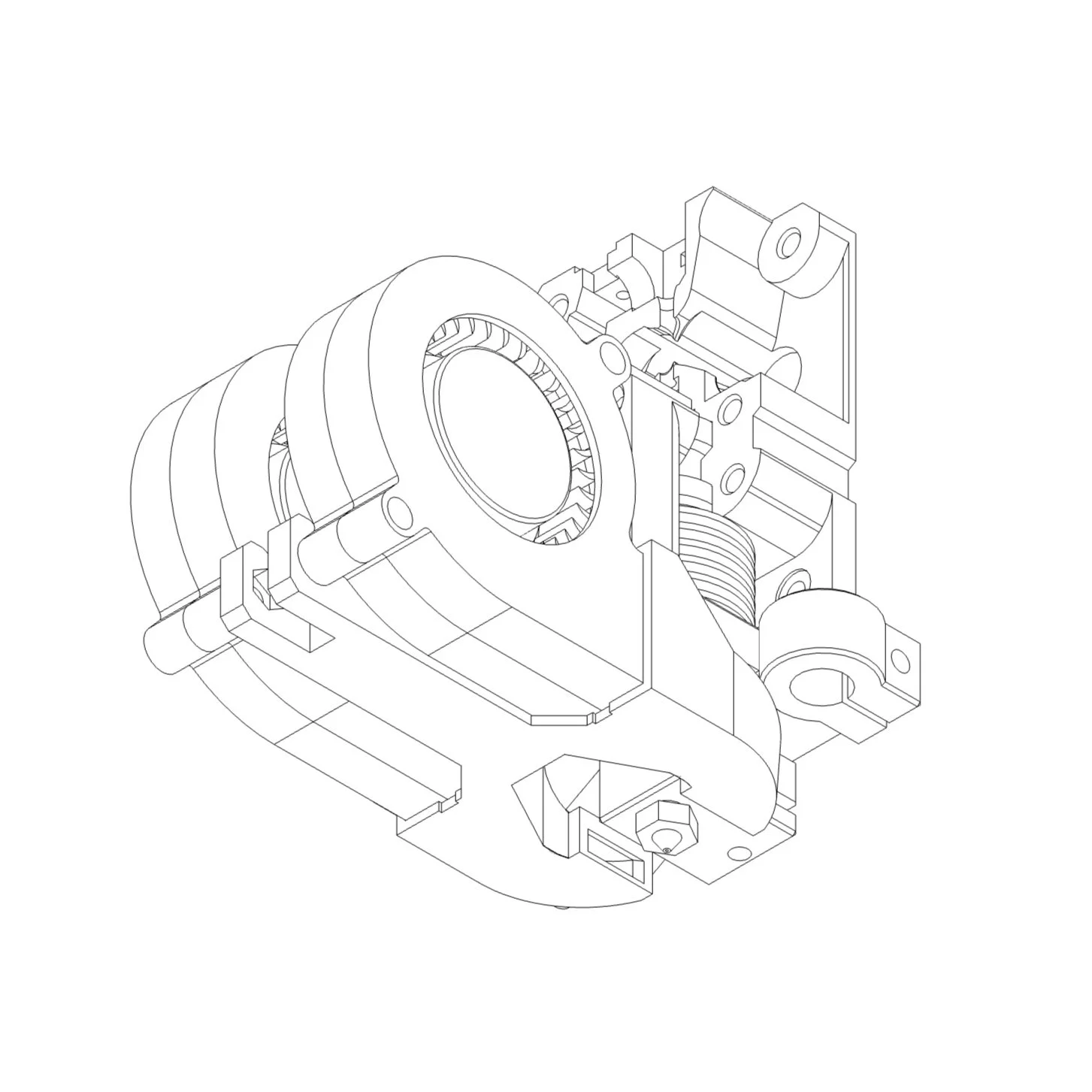 Zephyrus GEN3: Prusa Mk3s+ Fan Duct