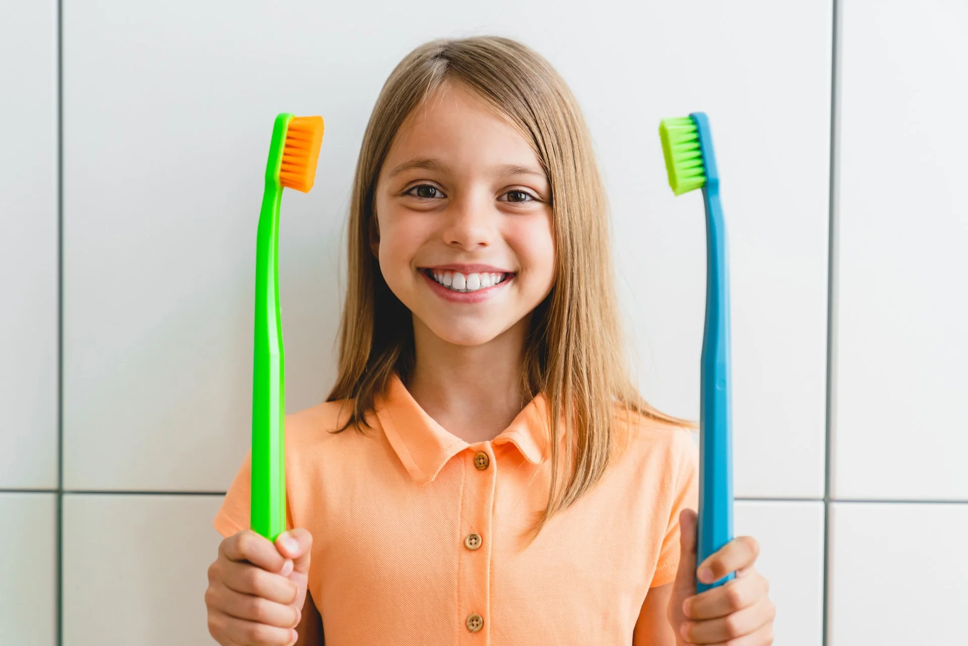 Brossage des dents par un patient