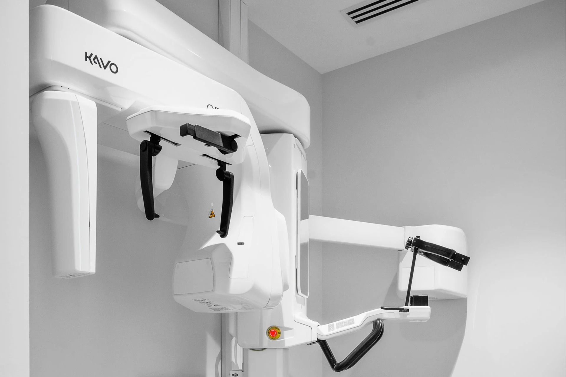 Salle de radiographie chez orthodontiste