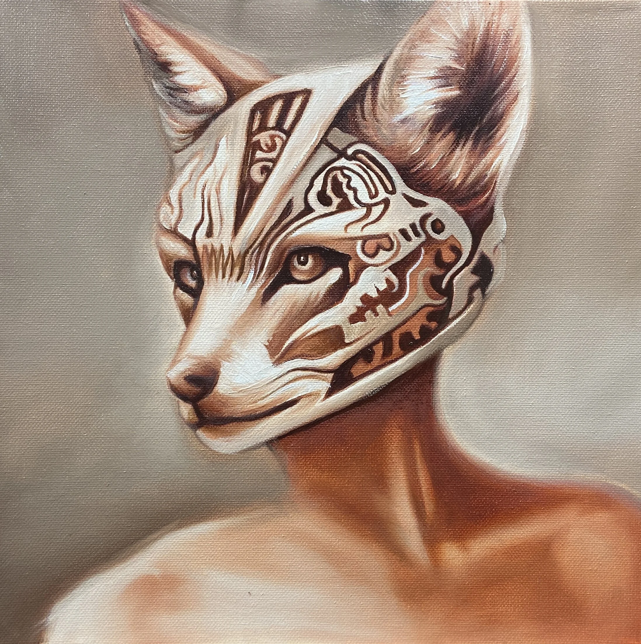 Vixenette | Oil on canvas | 30 x 30 cm | 2026