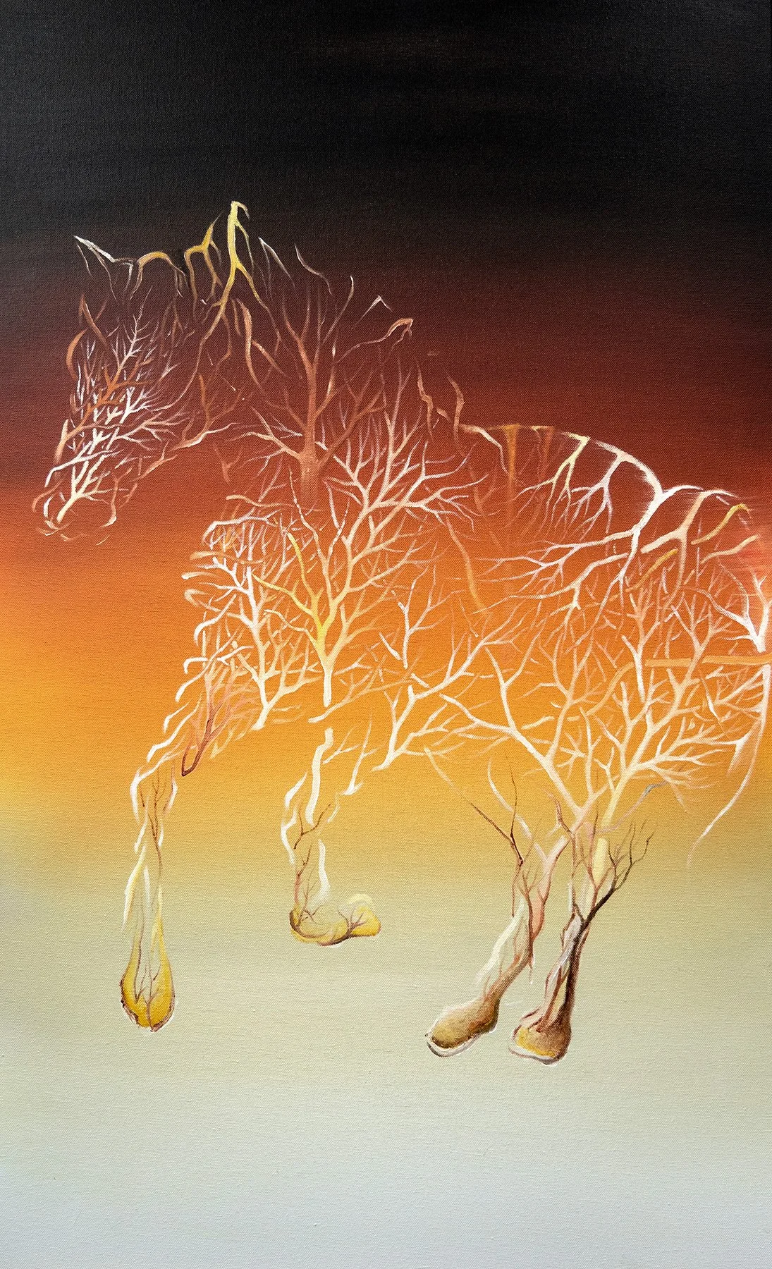Natura Forma Six | Oil on canvas | 60 x 97 x 4 cm | 2023