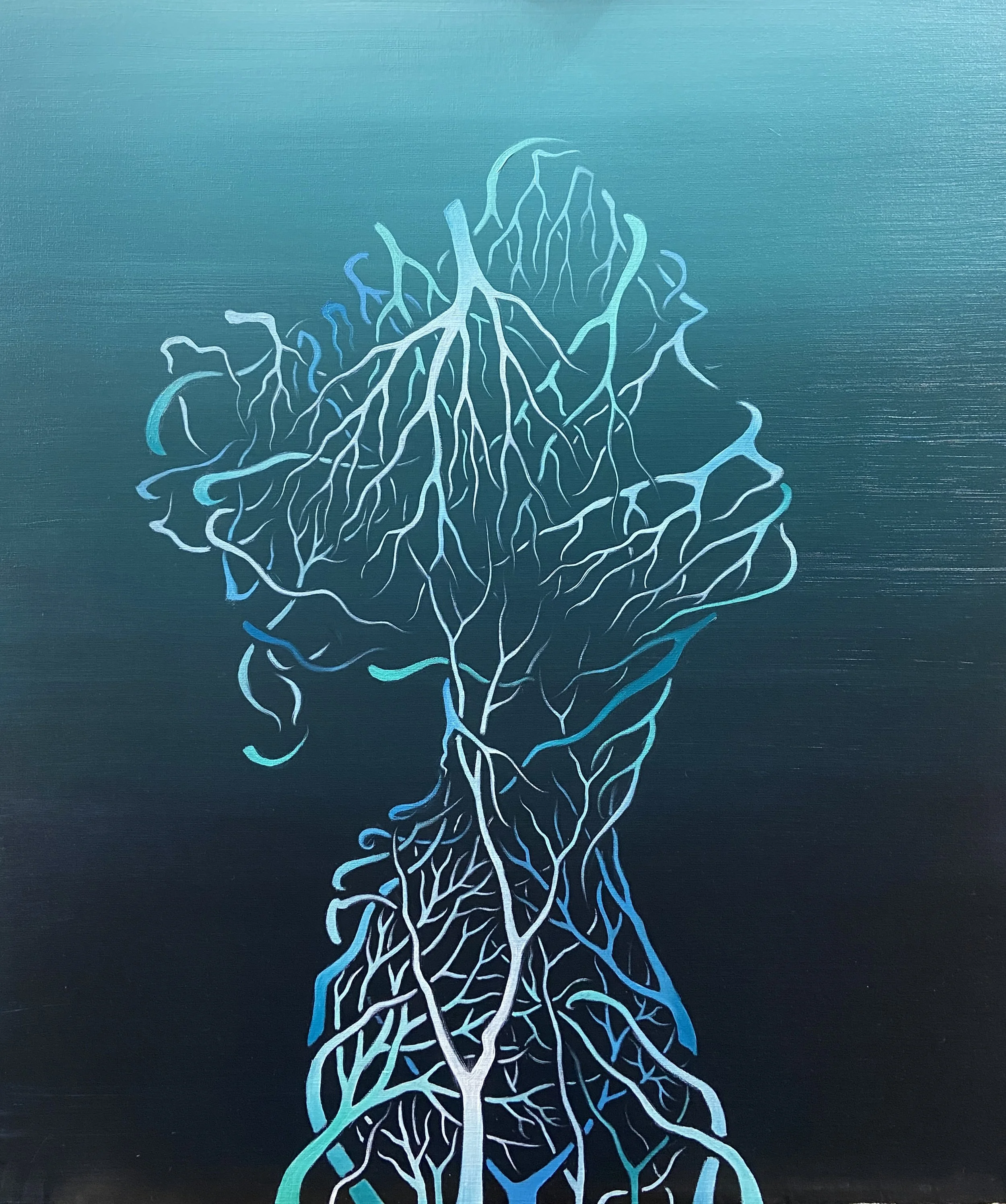 Natura Forma XVIII | Oil on board | 50 x 76 cm | 2026