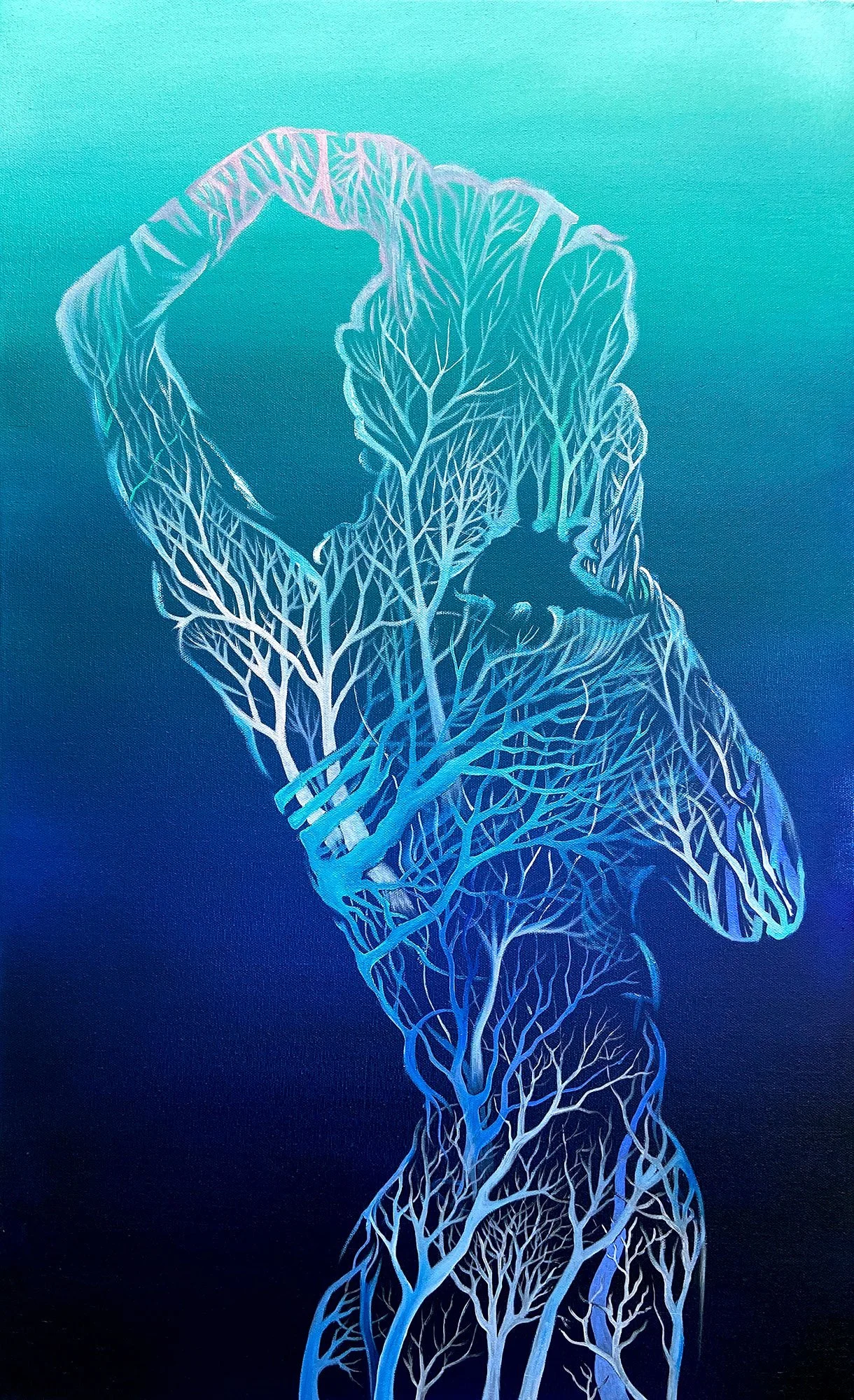 Natura Forma One | Oil on canvas | 50 x 72 x 4 cm | 2022