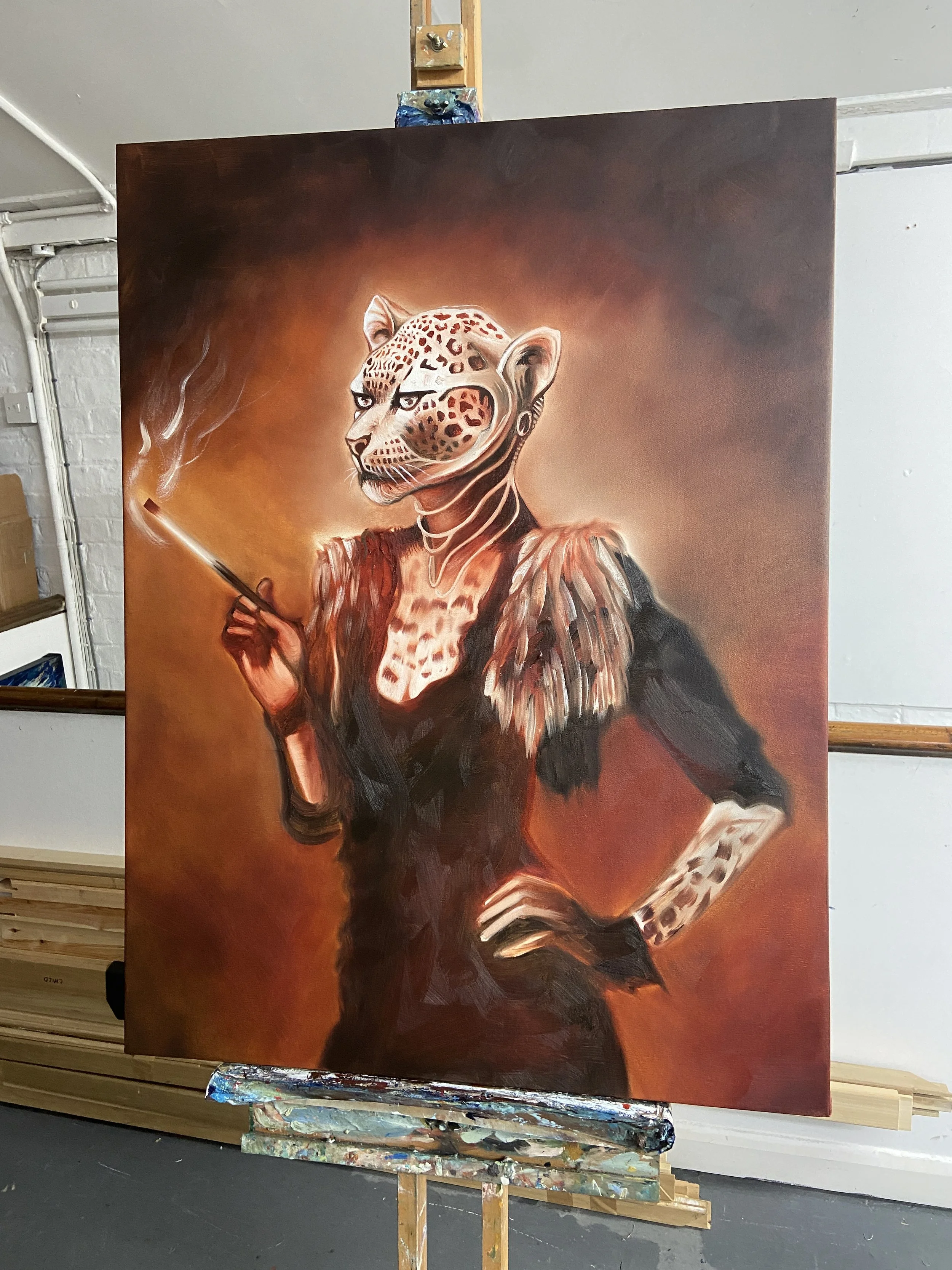 Apex Vogue | Oil on canvas | 76 x 104 x 4 cm | 2026 | £2500