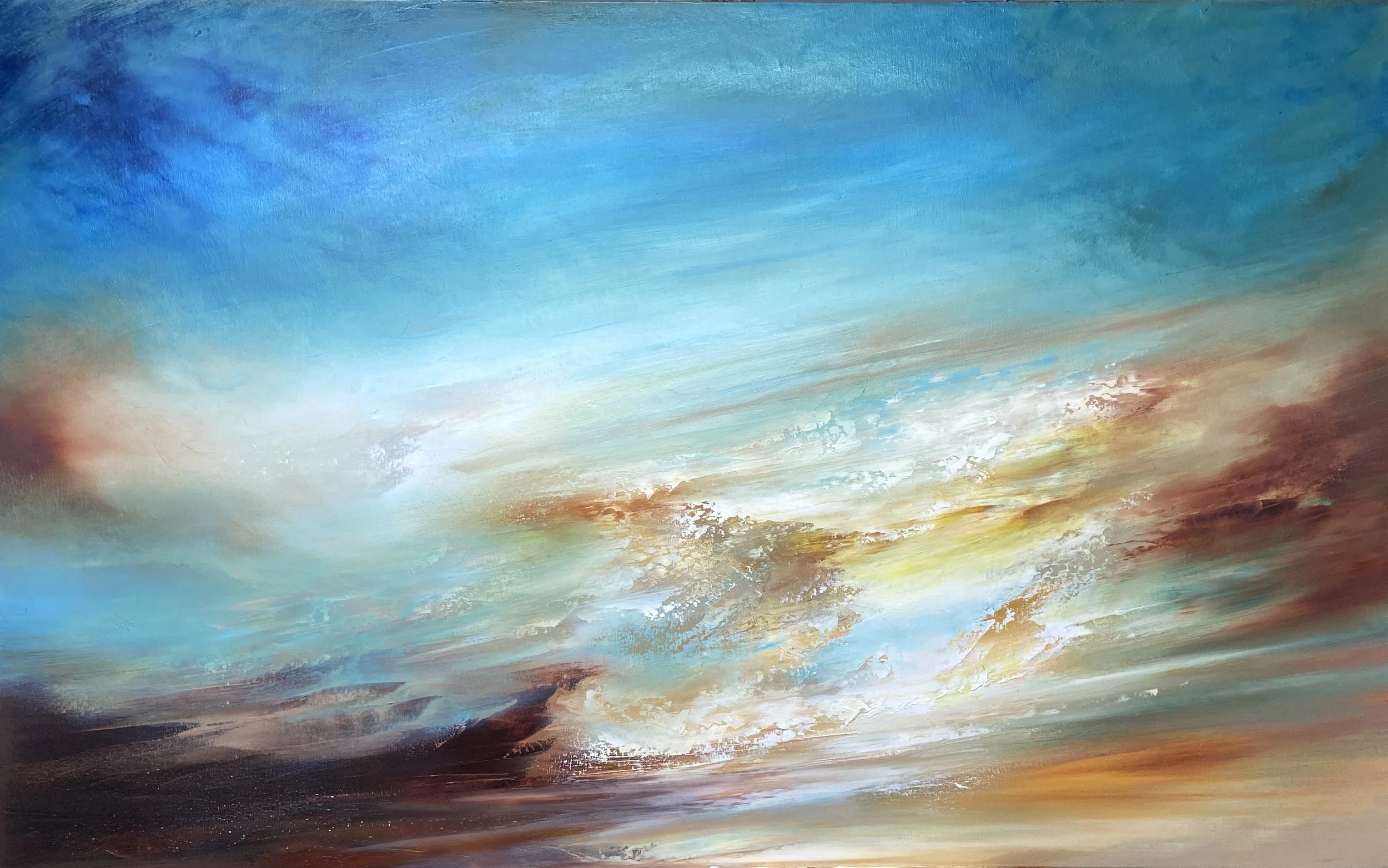 The Dance of Helios | Oil on canvas | 122 x 76 x 4 cm | 2026