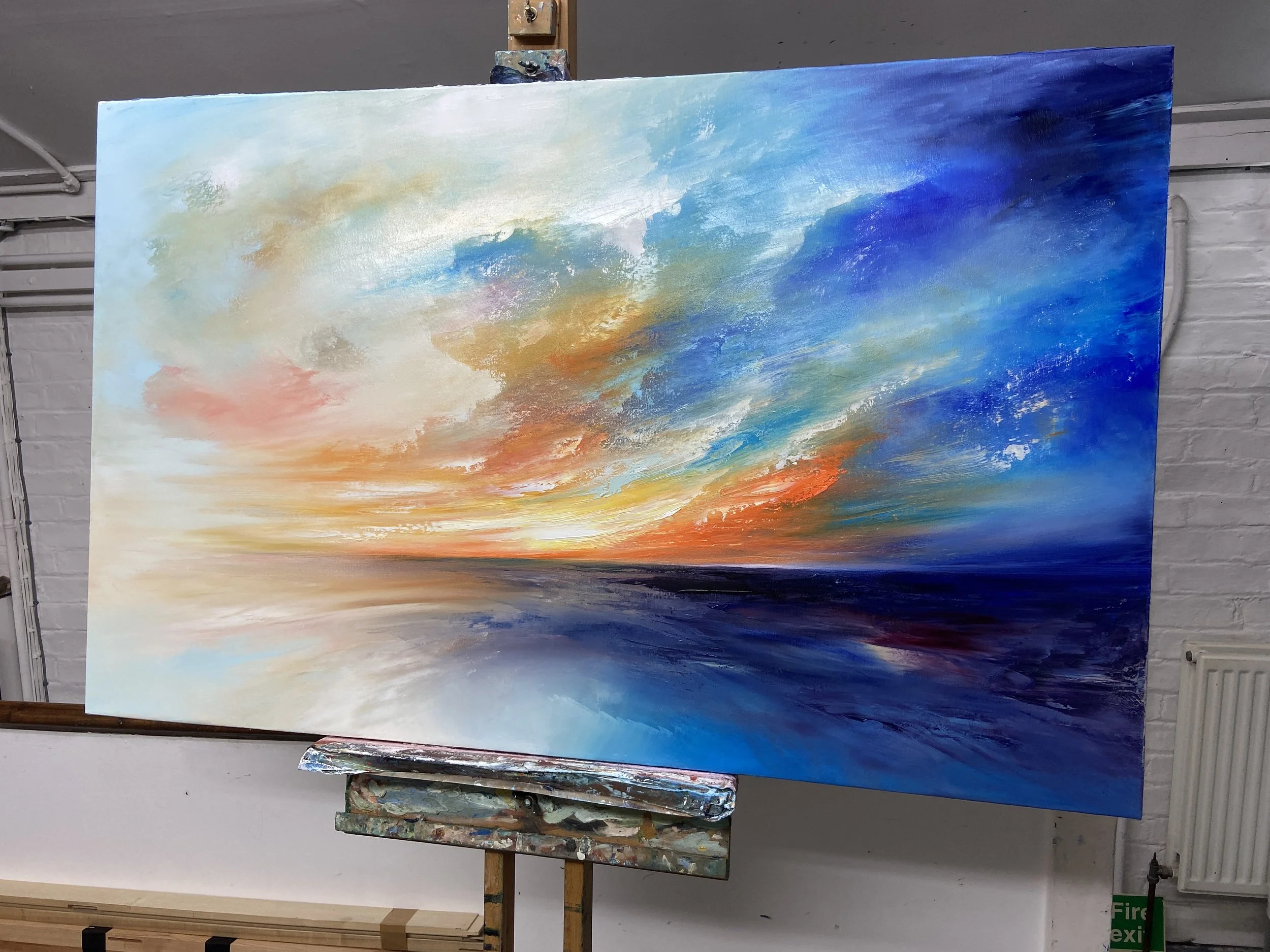 Immortal Return | Oil on canvas | 122 x 76 x 4 cm | 2026