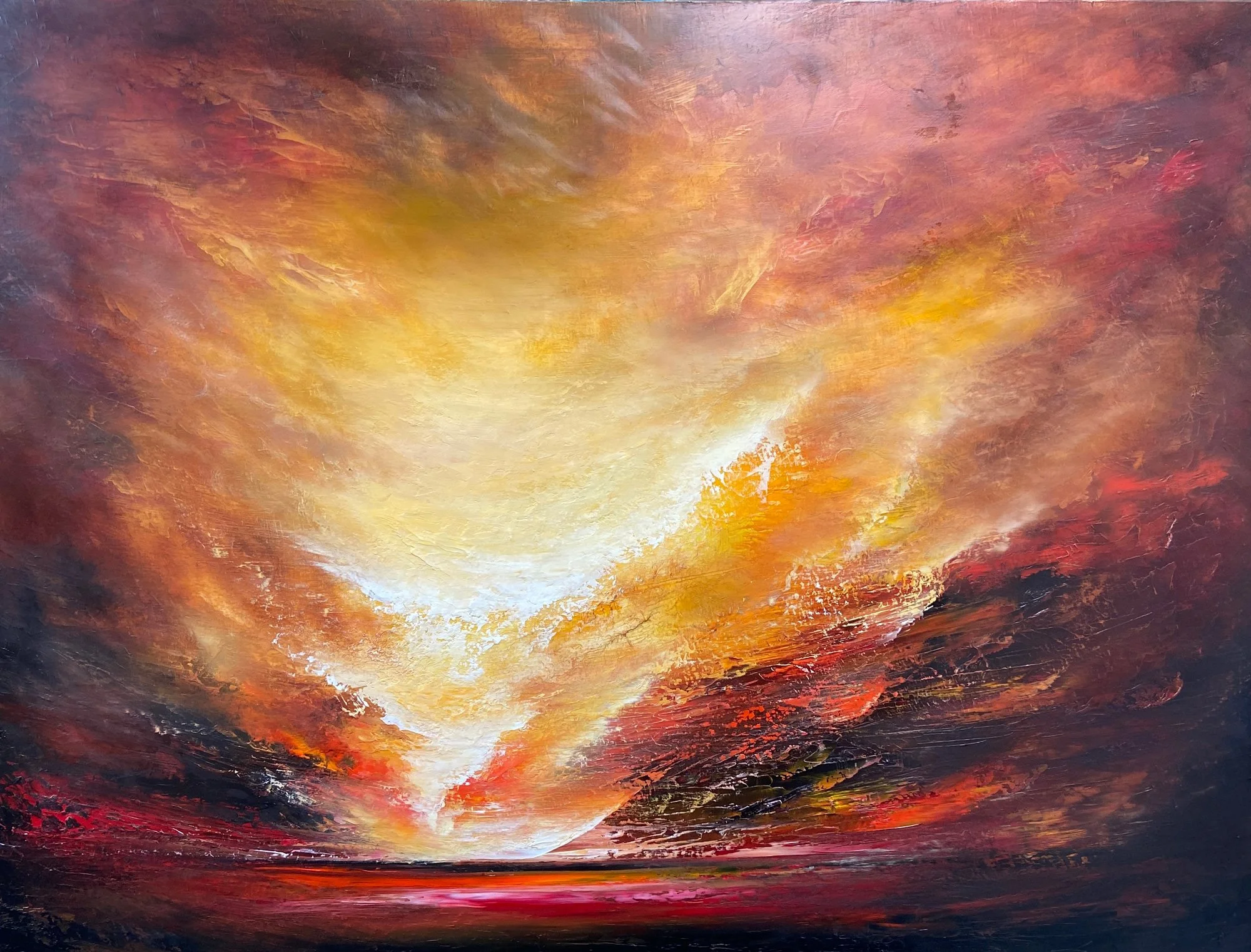 Afterglow | Oil on canvas | 122 x 92 x 4 cm | 2022
