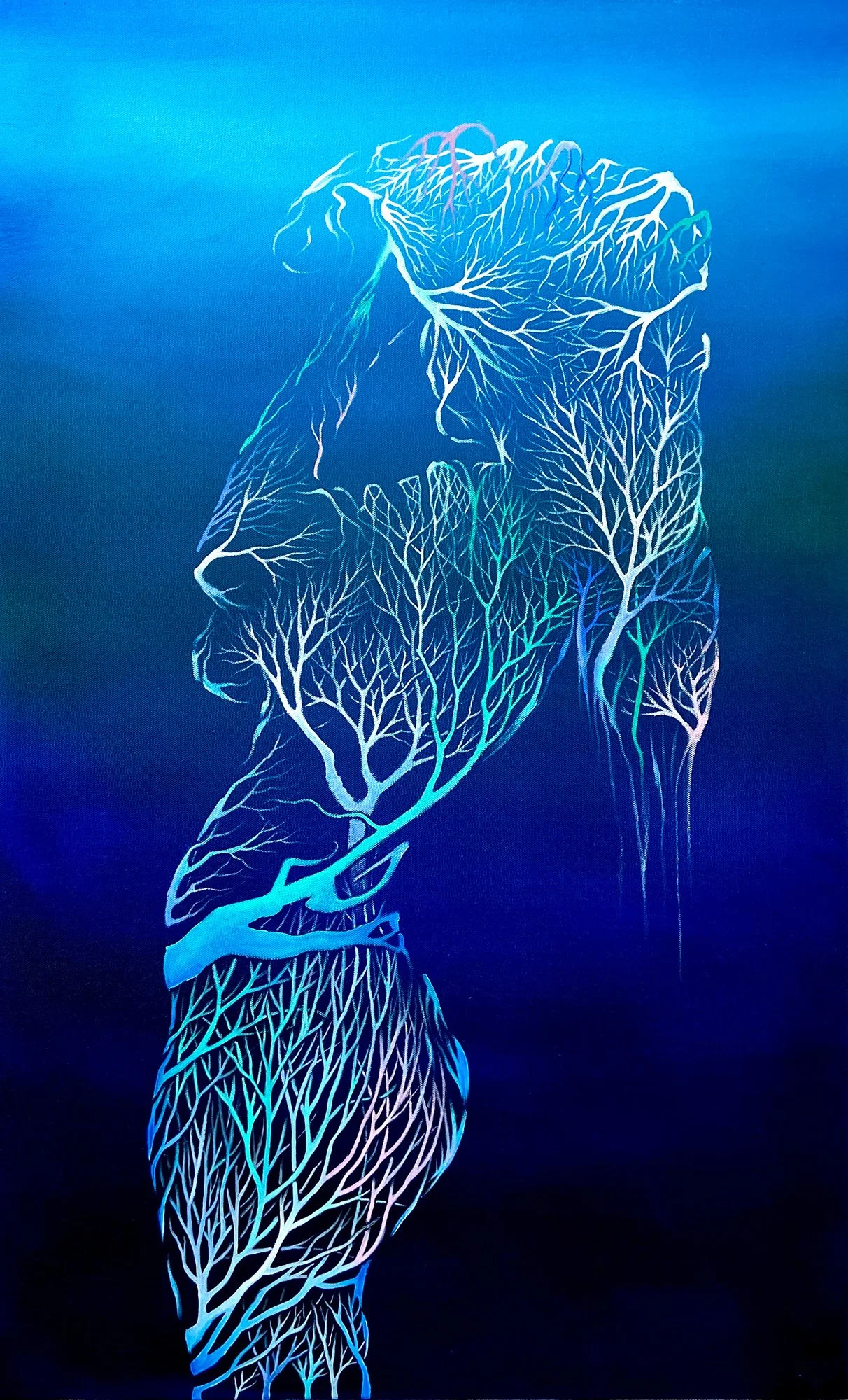 Natura Forma Four | Oil on canvas | 60 x 97 x 4 cm | 2023 | SOLD