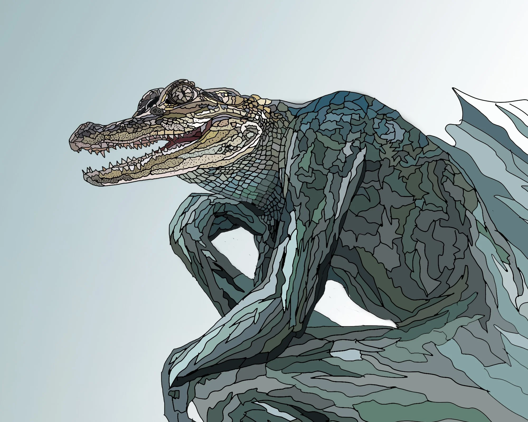 Spacetours 3000 - digital pen and tablet artworks