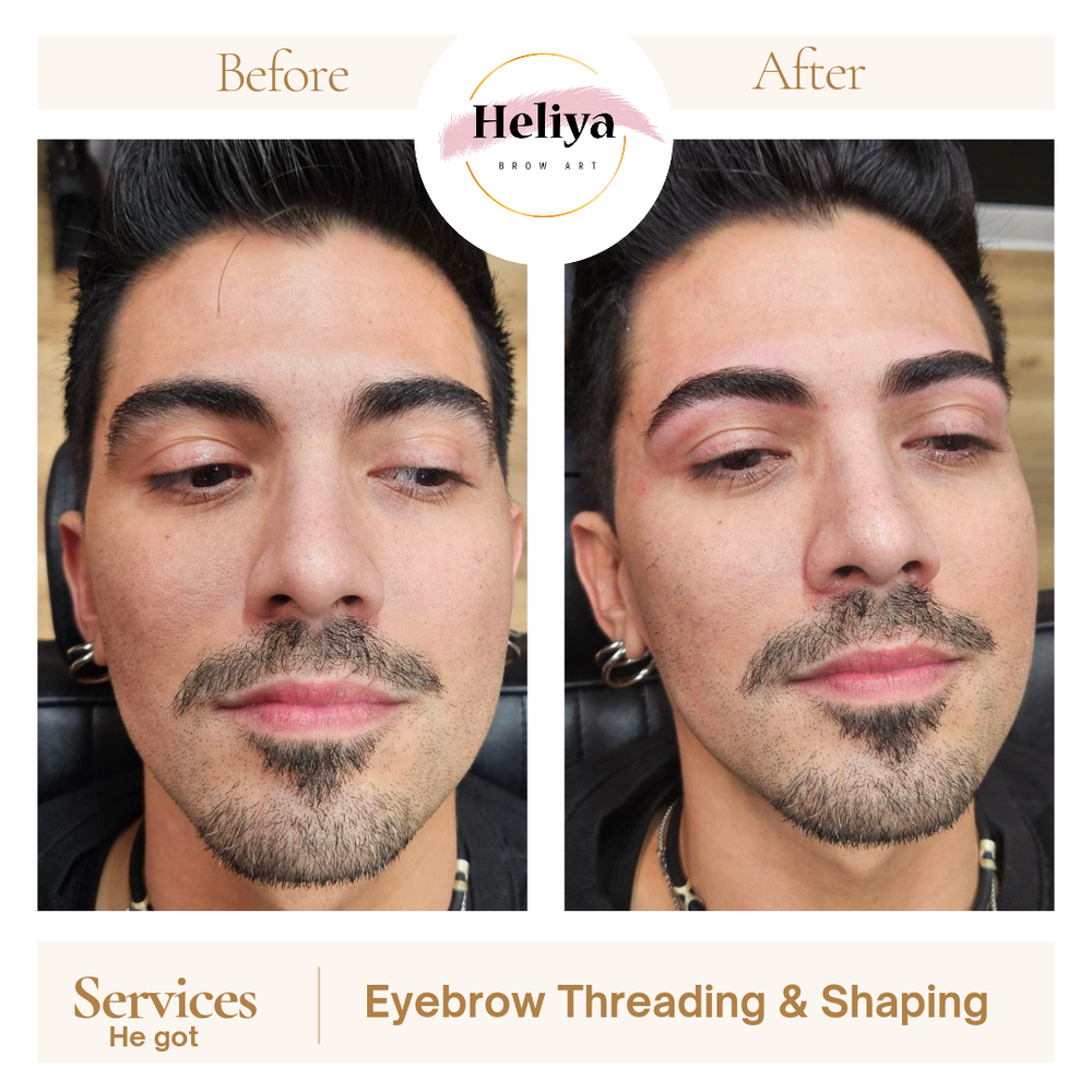 Eyebrow Threading Men Before And After
