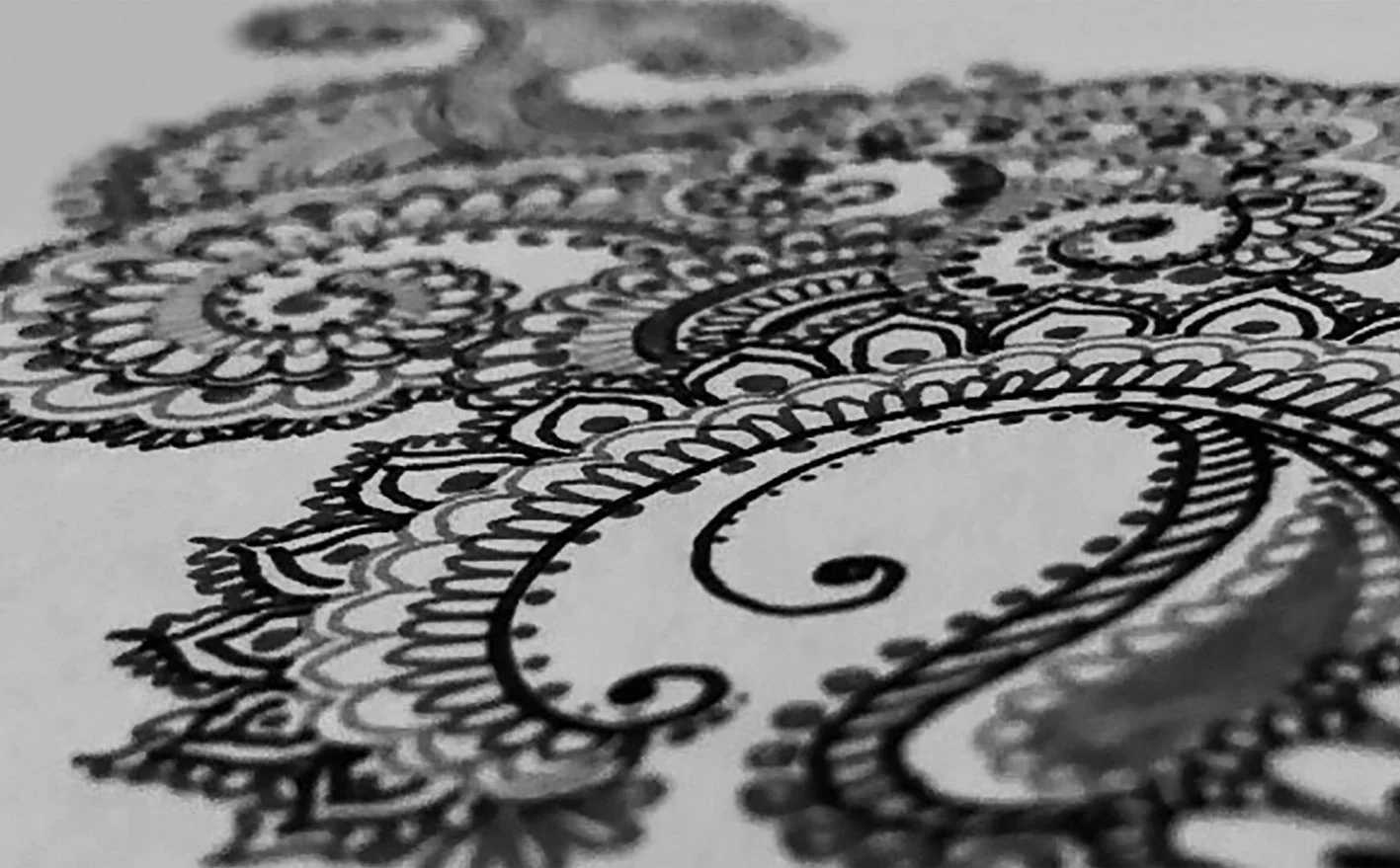 Henna Style Illustration
