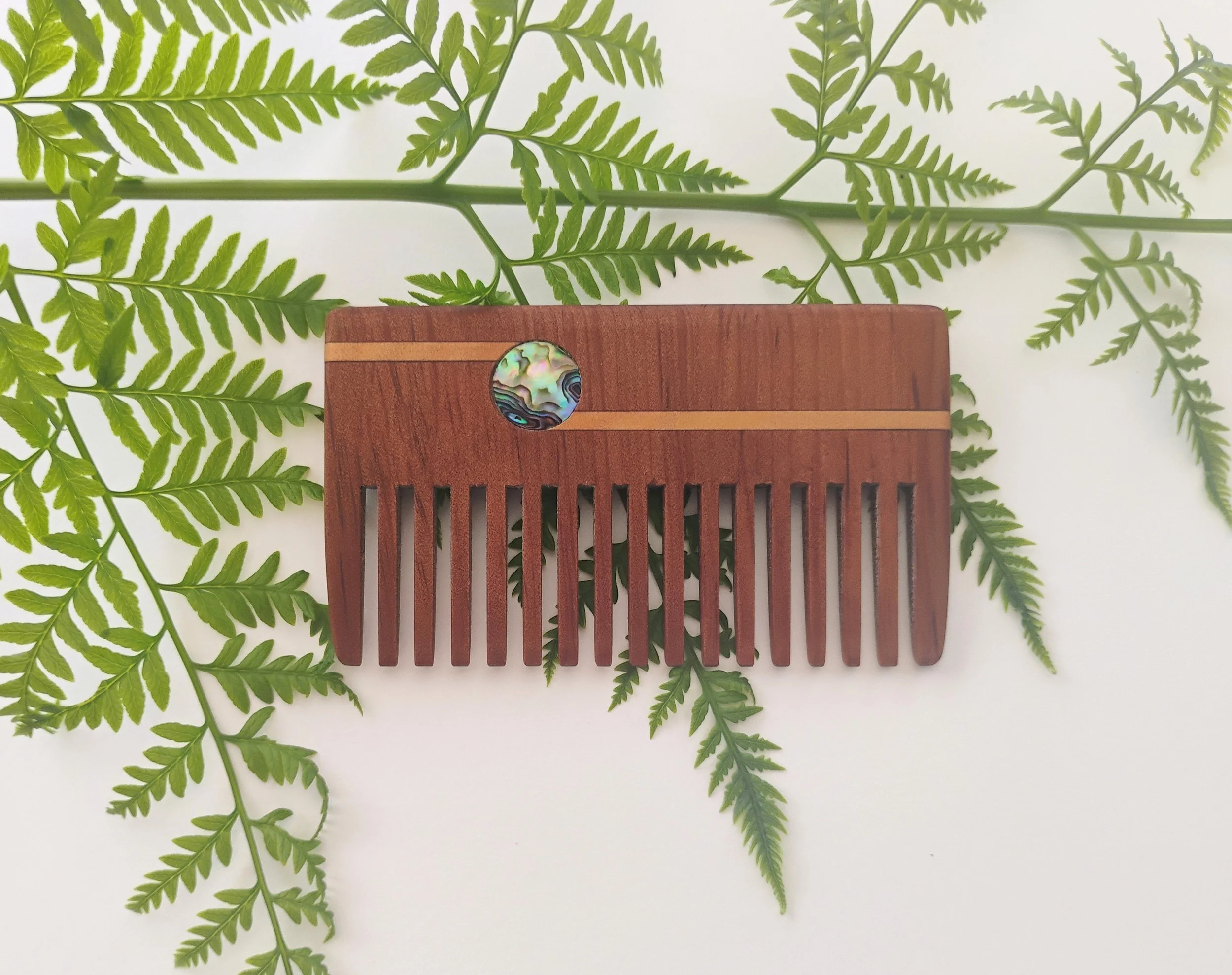 Heru - Rimu with paua and mother of pearl