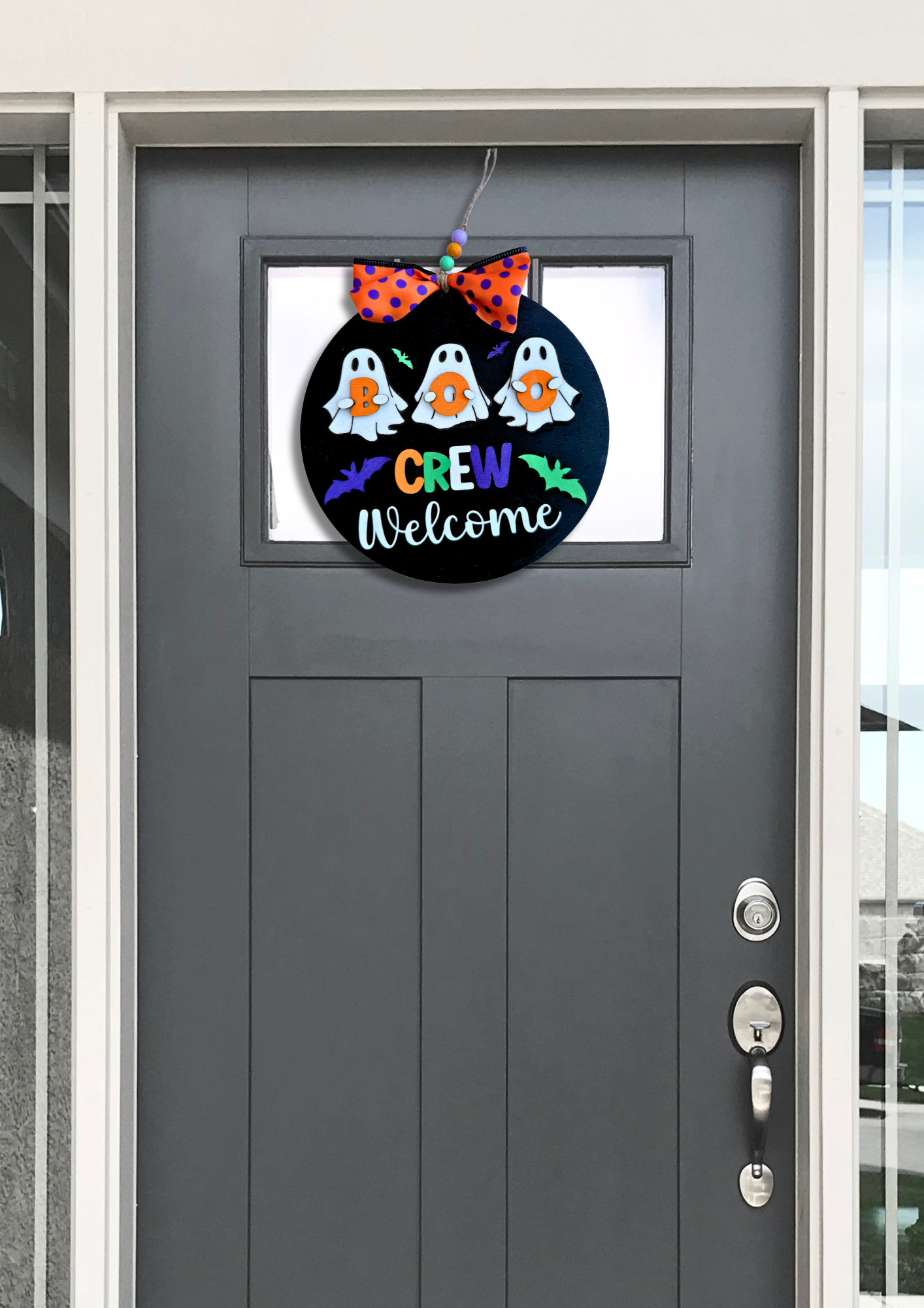 Boo Crew Halloween Sign
