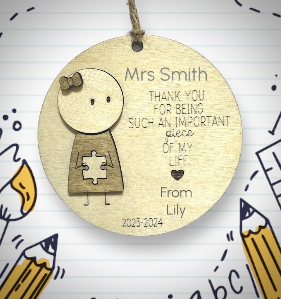 Teacher Jigsaw Thank You Gift