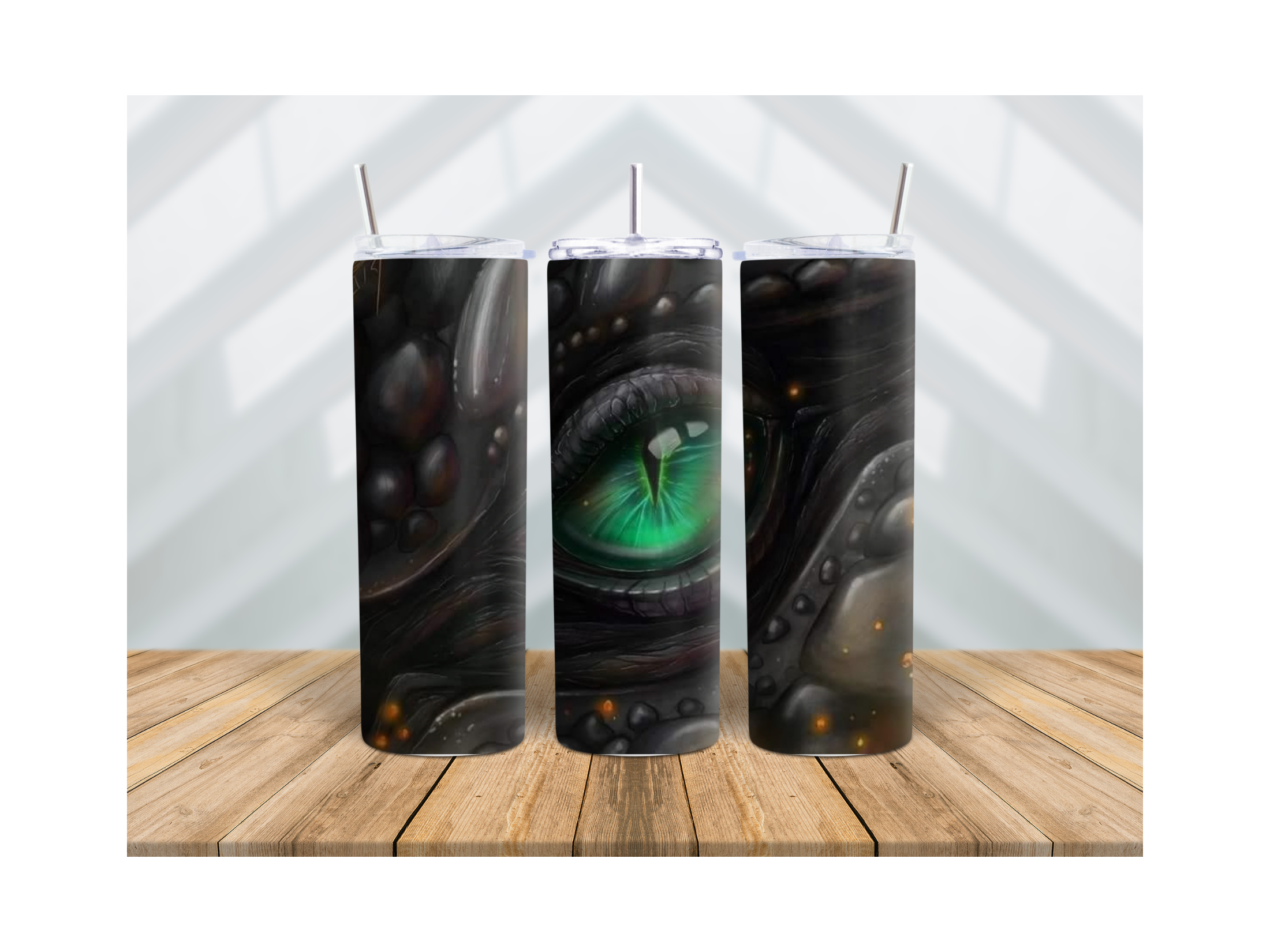 20 oz Tumbler Black Dragon