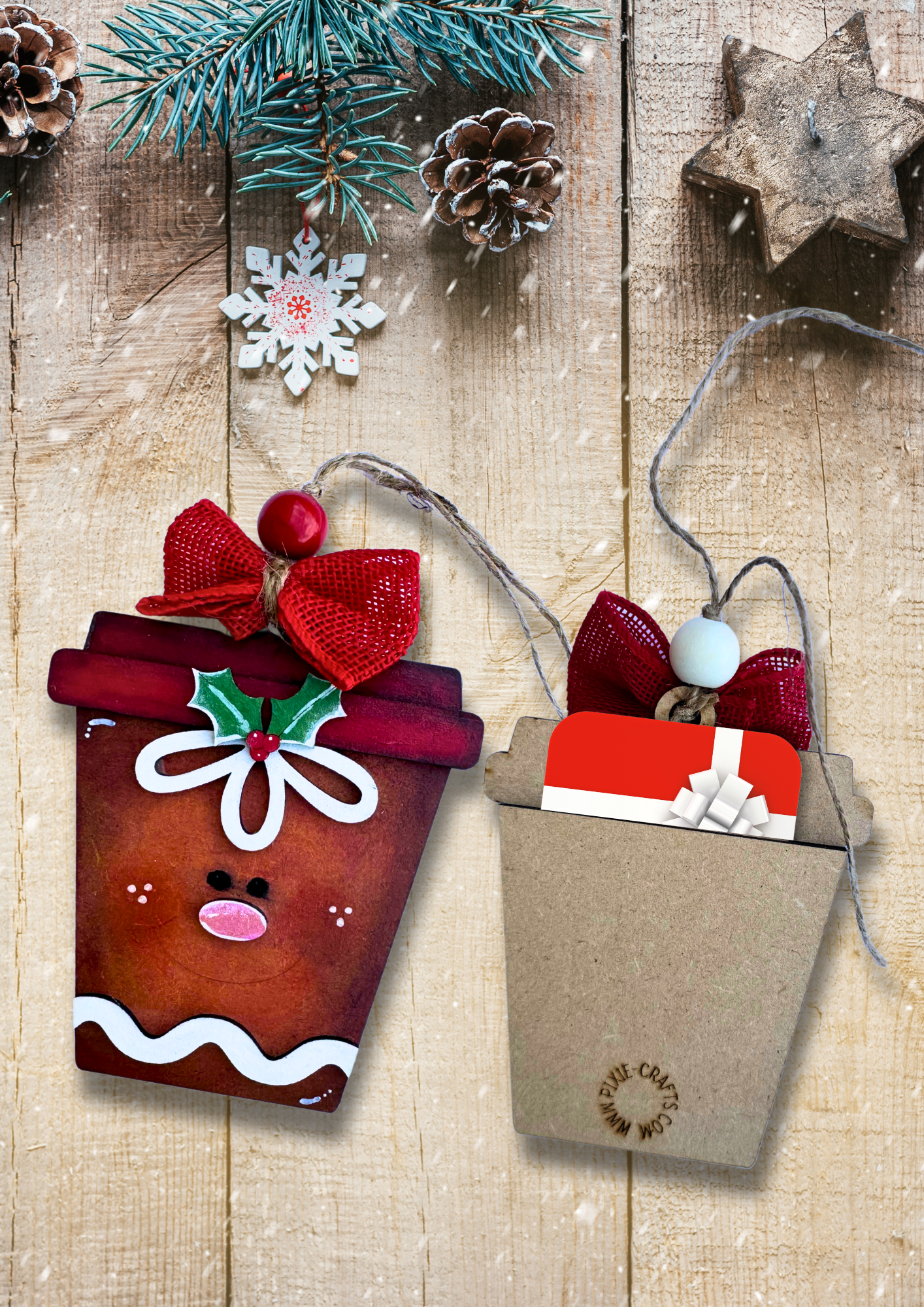 Gingerbread Gift Card Holder