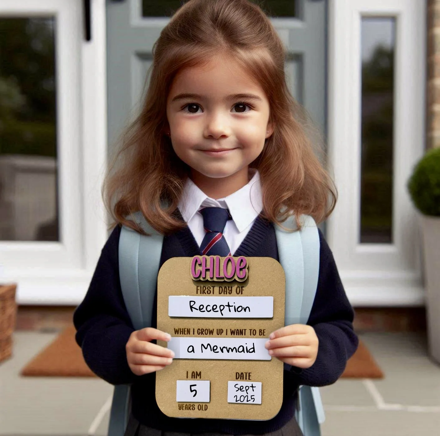 Back To School Door Step Sign