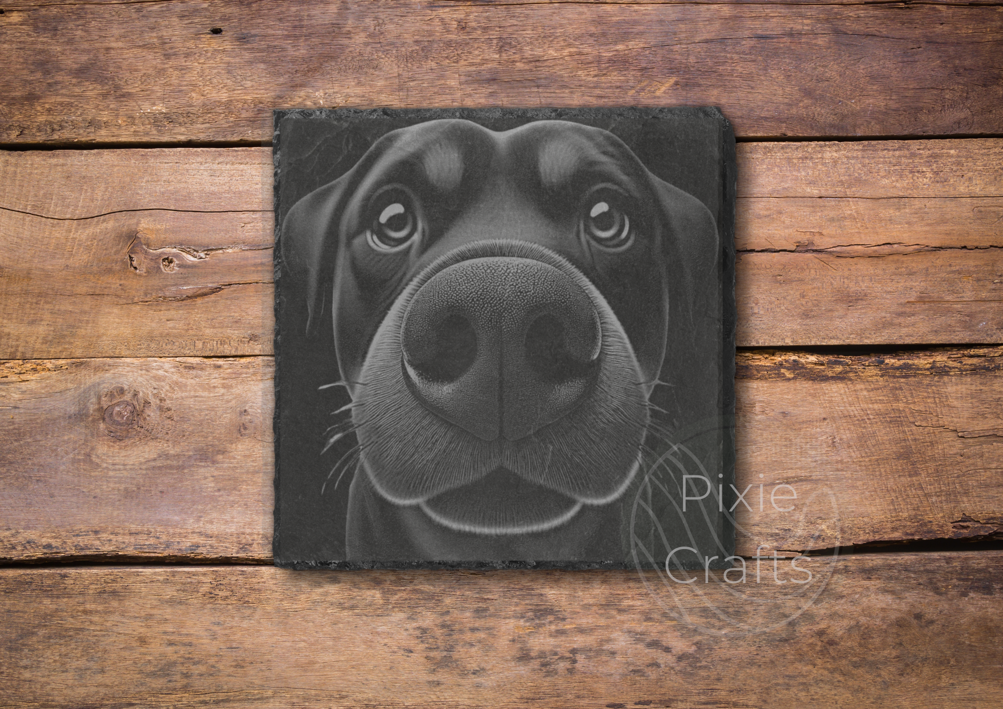 Rottweiler Booper Slate Coaster.png