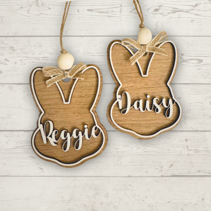 Easter Bunny Personalised Tag