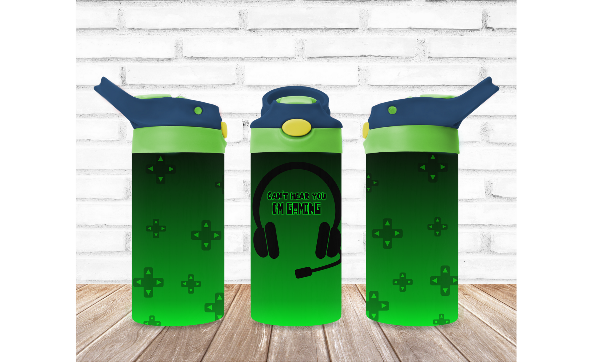 Kids Flip Top 12 oz Tumbler I'm Gaming