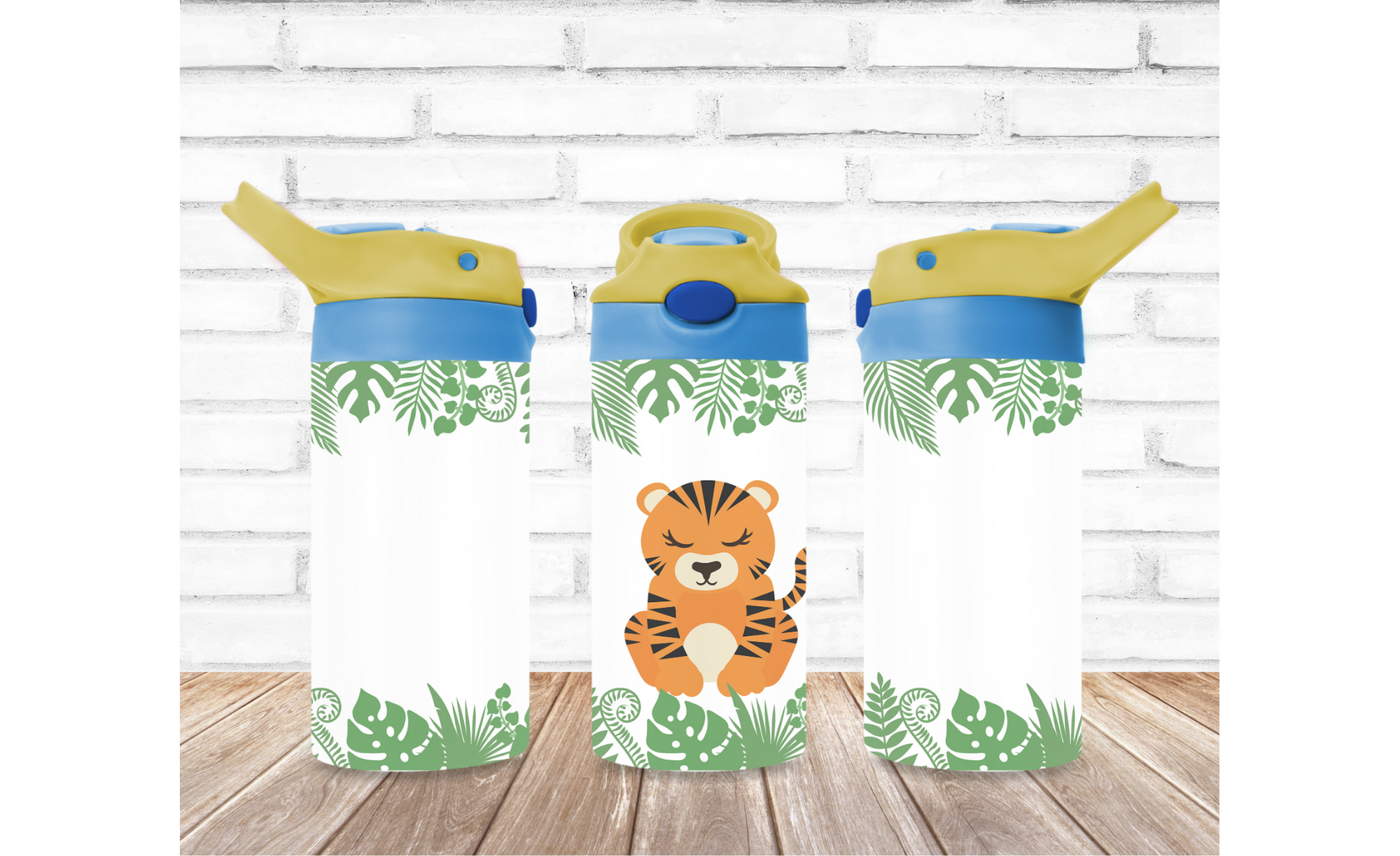 Kids Flip Top 12 oz Tumbler Tiger