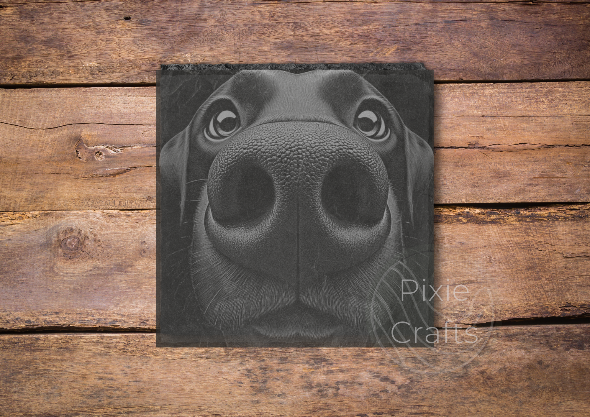 Black Labrador Booper Slate Coaster.png