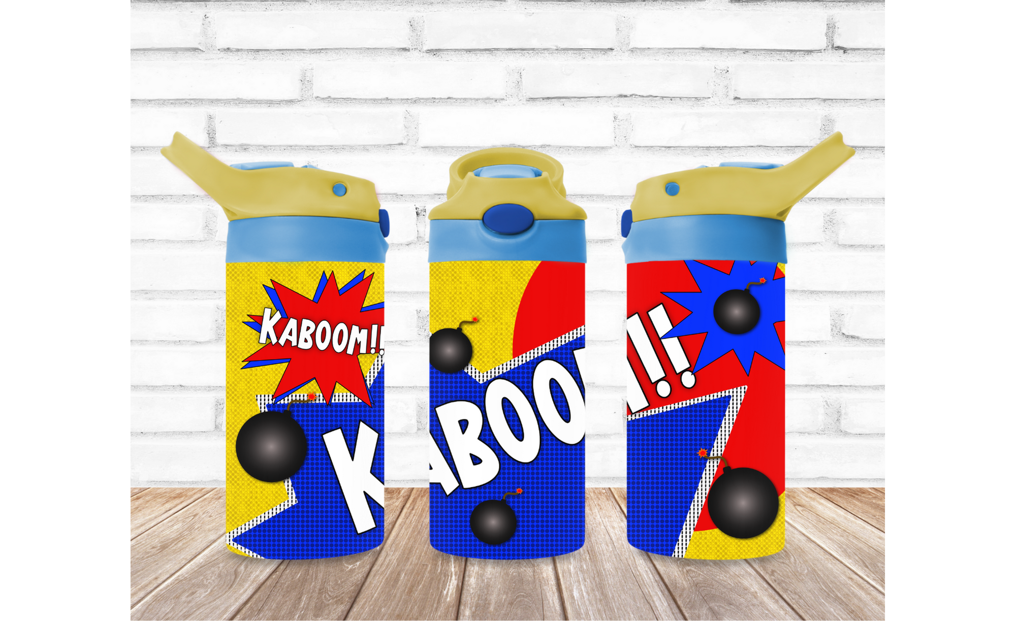Kids Flip Top 12 oz Tumbler Kaboom