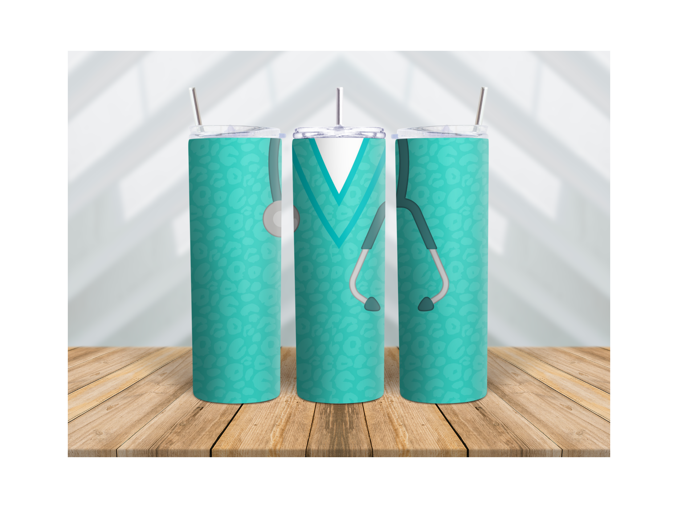 20 oz Tumbler Green Scrubs
