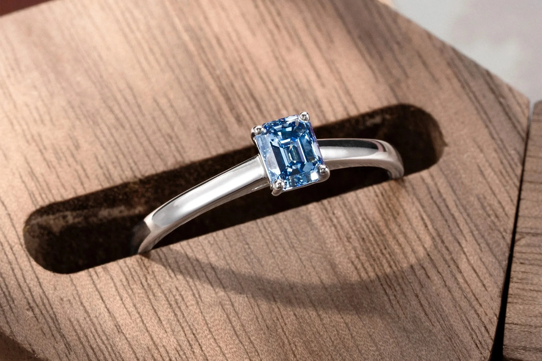 Diamantring aus Asche