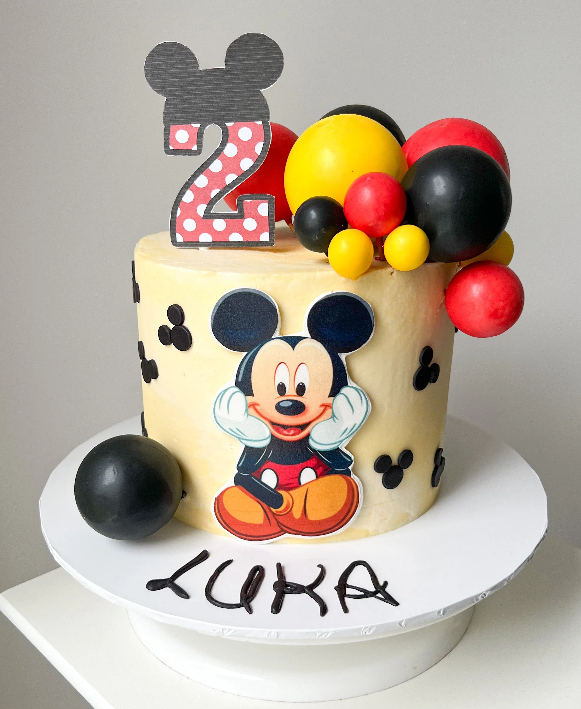 Disney Mickey Mouse with balloons