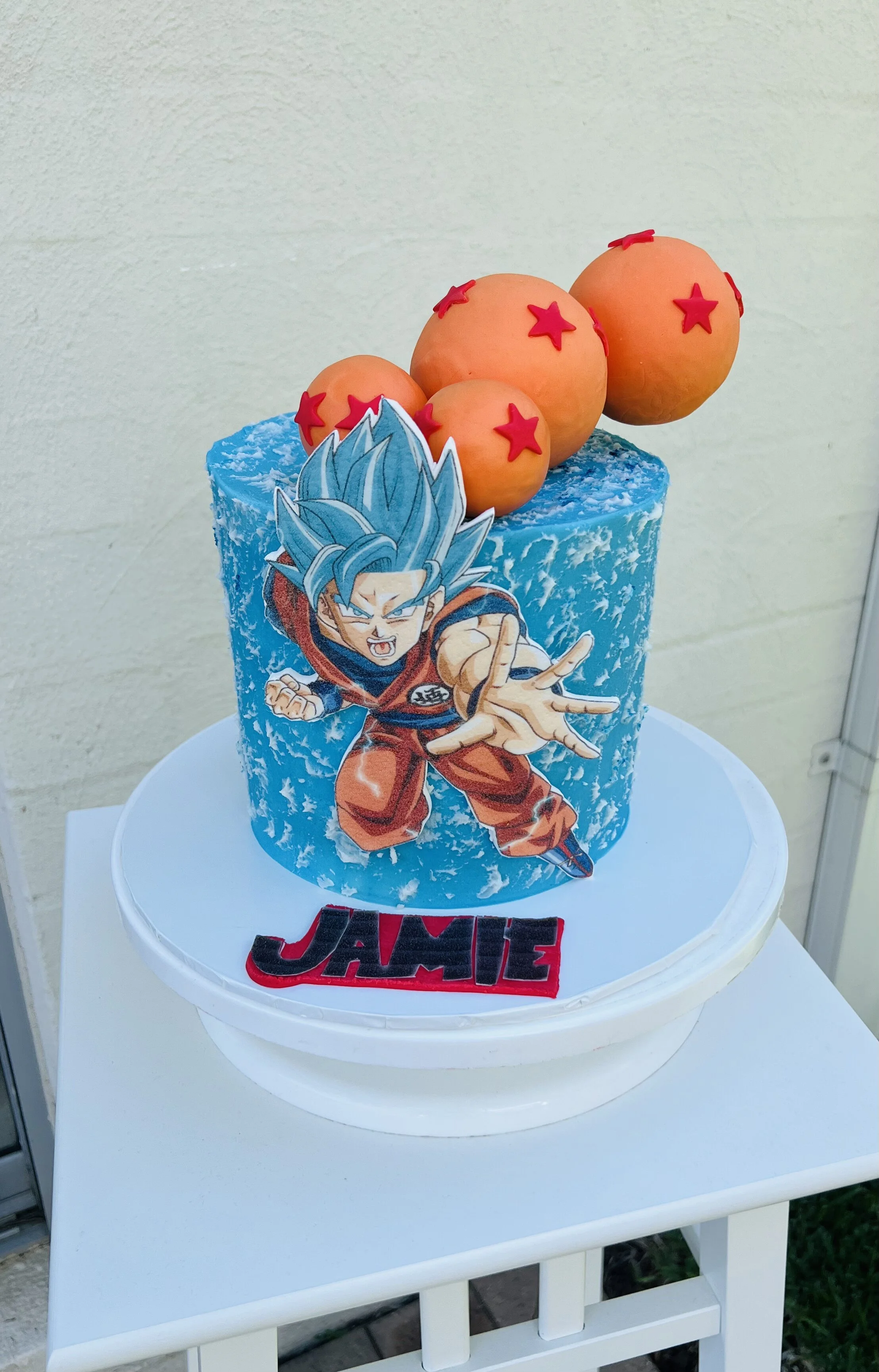 Sangoku Themed Cake - DragonBallZ