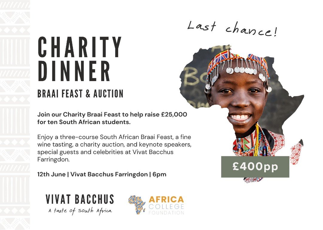 What can &pound;400 get you in London?
A nice dinner, a few drinks, a cab home?
 
In South Africa?
It can feed four students for an entire year.
 
With the Africa College Foundation (MII U.K.), we&rsquo;re supporting young people in South African tow