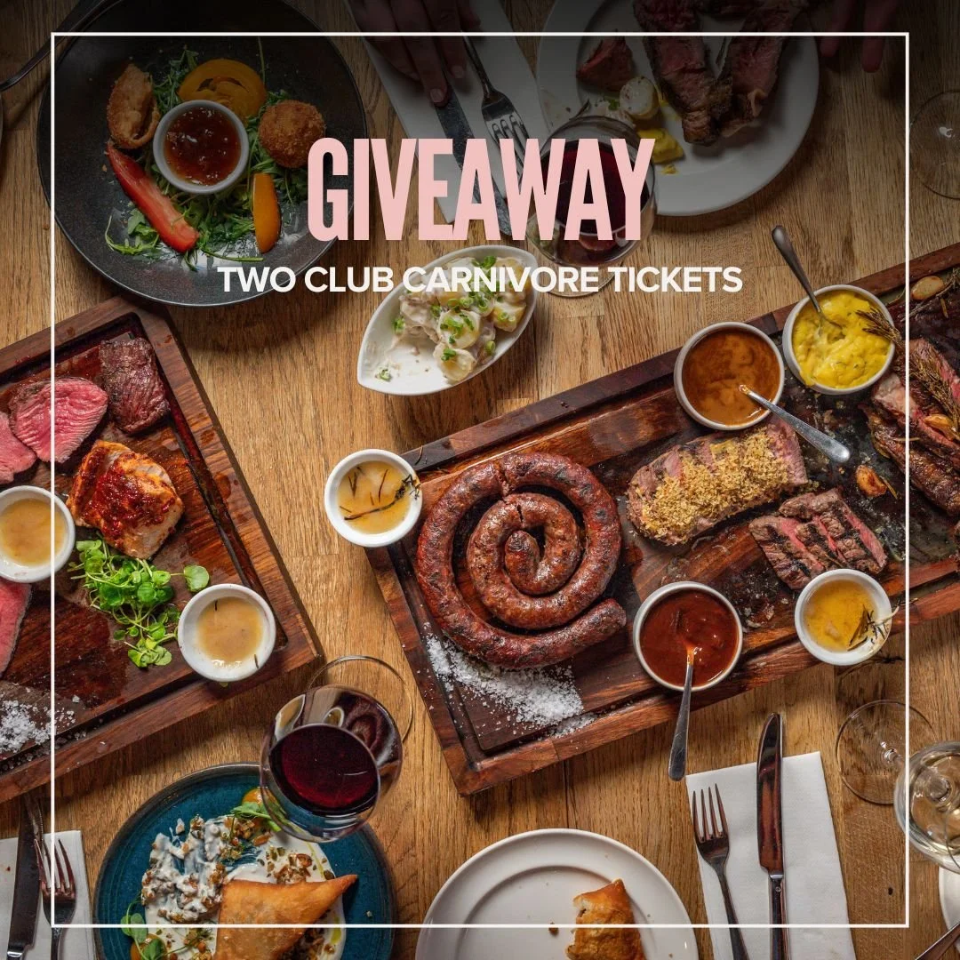 🎄 Christmas GiveAway 🎄

Win two free tickets to our Club Carnivore Event. Perfect for you and a +1 who&rsquo;s also obsessed with good food and even better wine (don&rsquo;t act like you don&rsquo;t know one)🍷🥩 You've got till 11:59 Pm tonight to