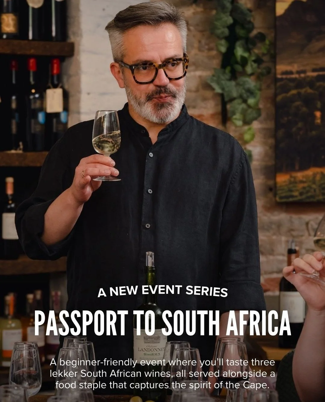 Our first passport to South Africa event focuses on Stellenbosch wine tasting in London, exploring wines from some of South Africa's most celebrated regions. This South African wine tasting in Farringdon is designed for everyone- no expertise require