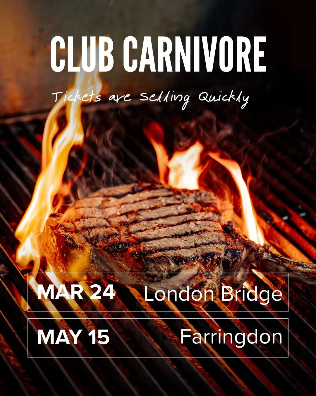 Our January Club Carnivore was a hit being completely sold out 🥩🍷 And we&rsquo;ve still got two more coming up.

If you&rsquo;re thinking about it, this is your sign: grab your tickets before they go.

Club Carnivore is built on three simple rules: